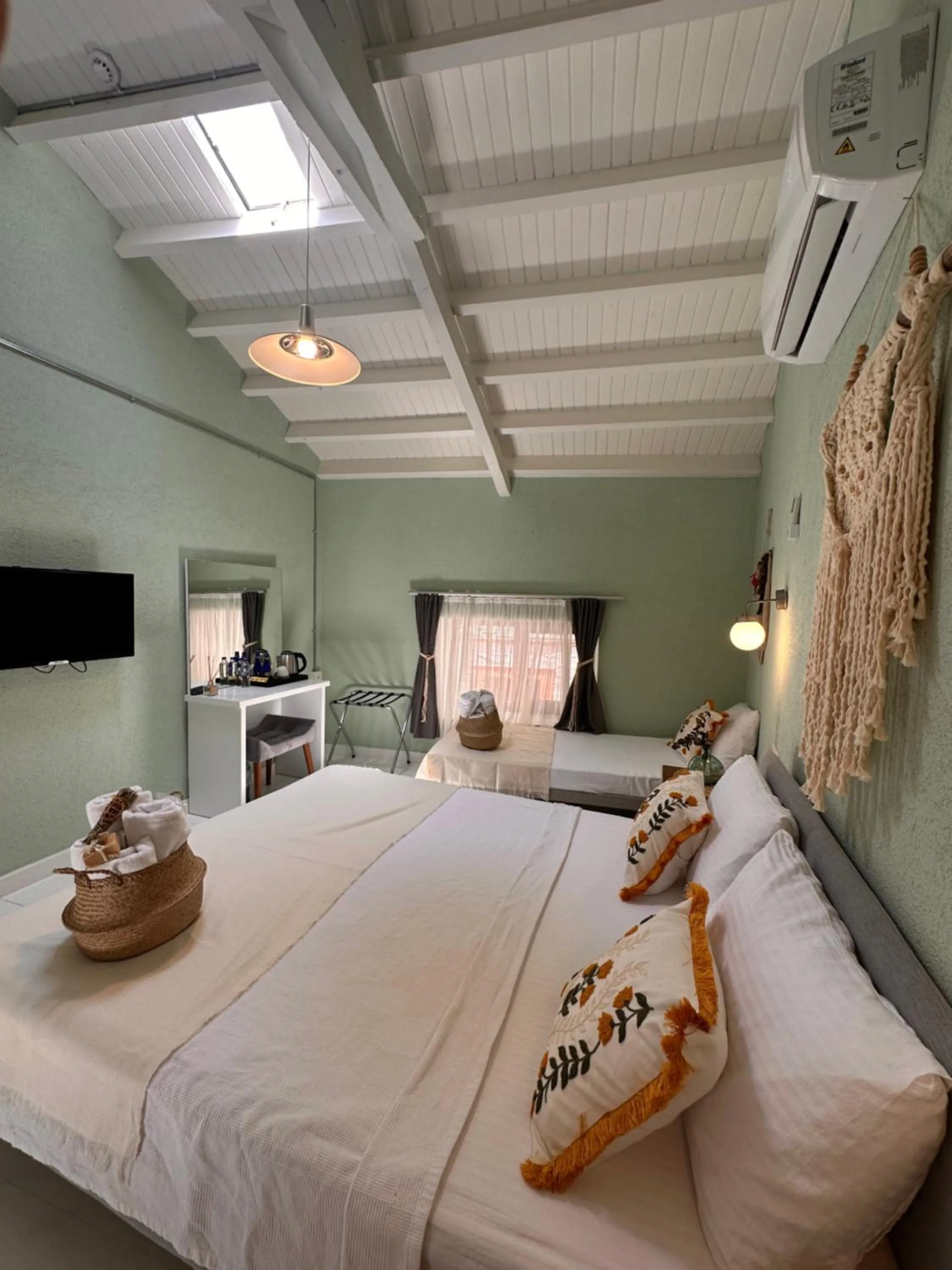 Bed in Hanole Macaron Guest House