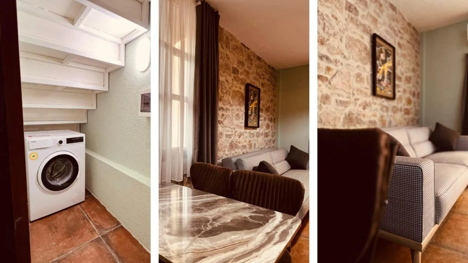 Living room in Hanole Macaron Guest House