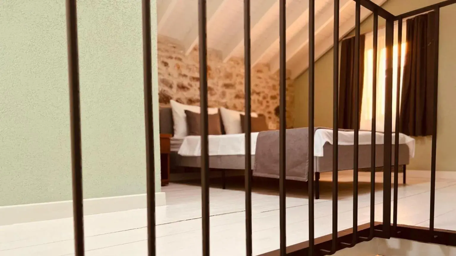 Bed in Hanole Macaron Guest House Bed in Hanole Macaron Guest House