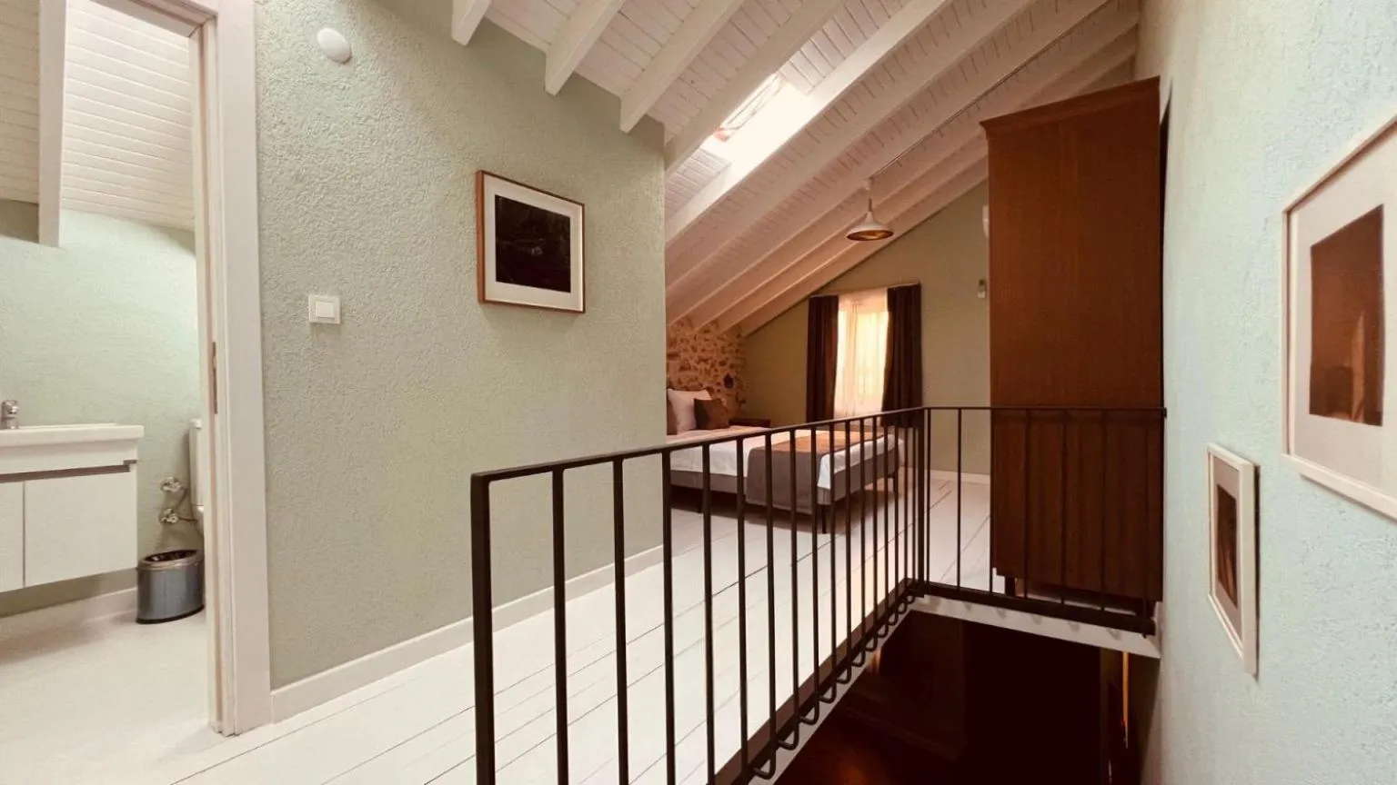 Bed in Hanole Macaron Guest House