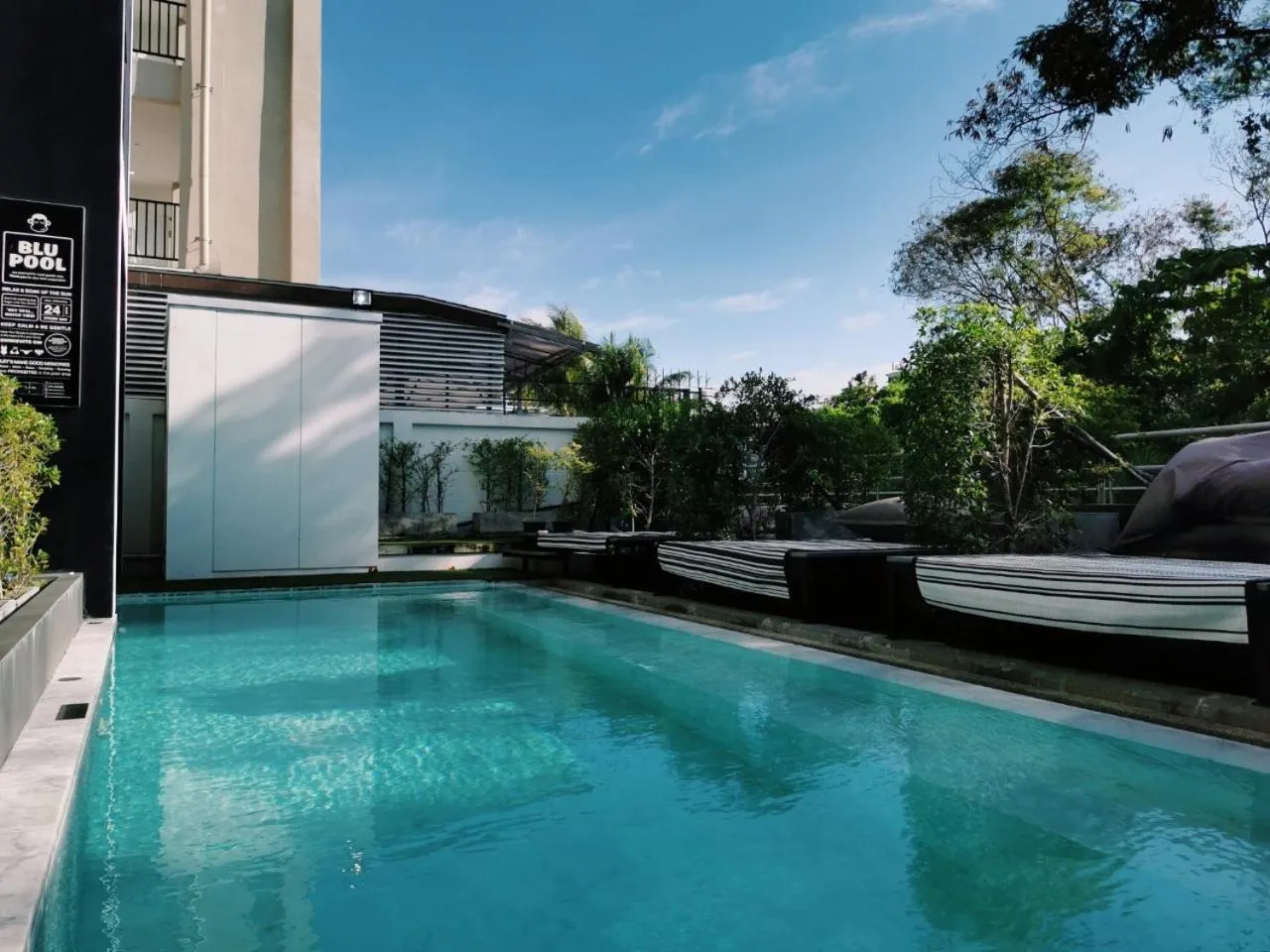 Swimming pool in Blu Monkey Hub and Hotel Phuket Town- Free All Day Coworking space