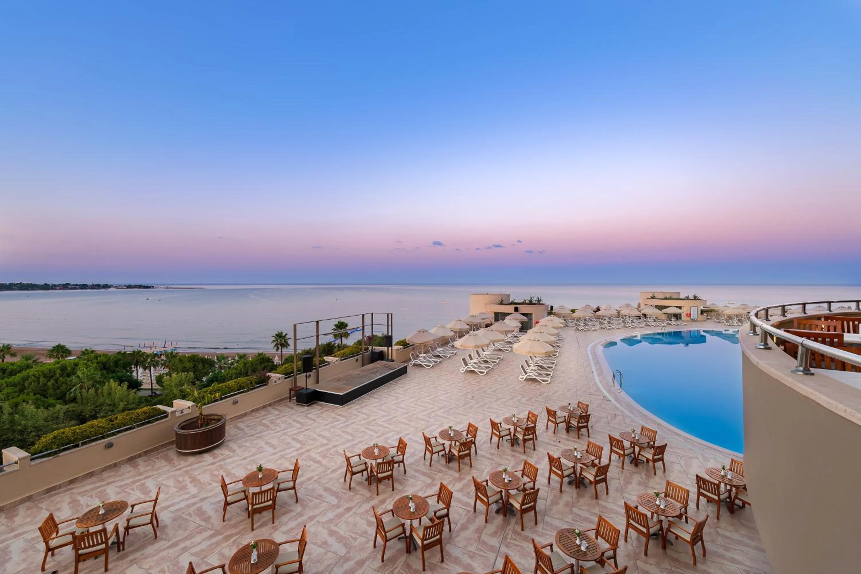 Sunset in Melas Resort Hotel