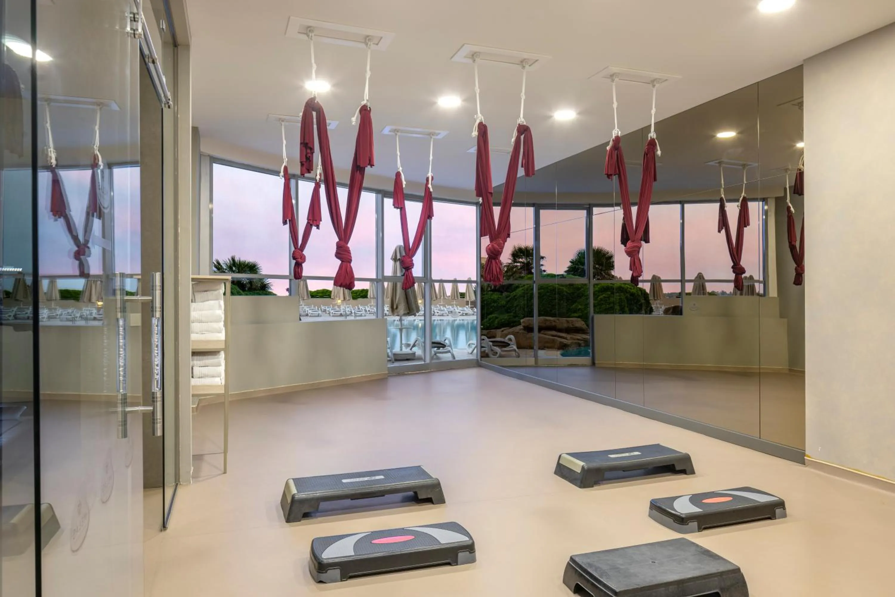 Fitness centre/facilities in Melas Resort Hotel