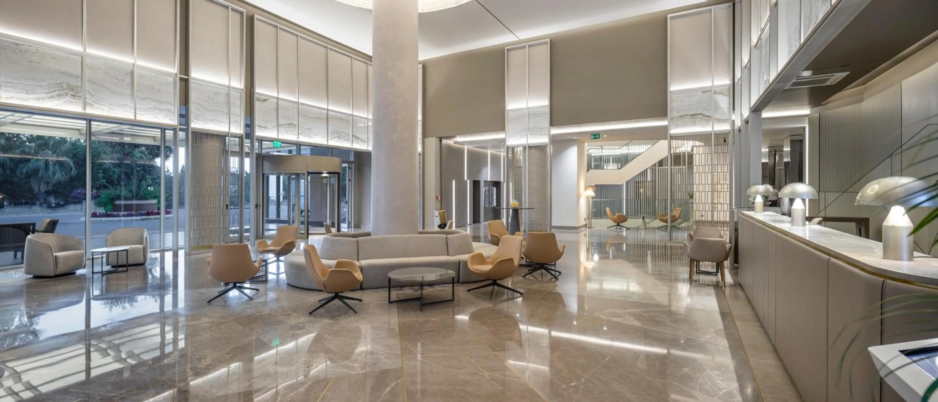 Lobby or reception in Melas Resort Hotel