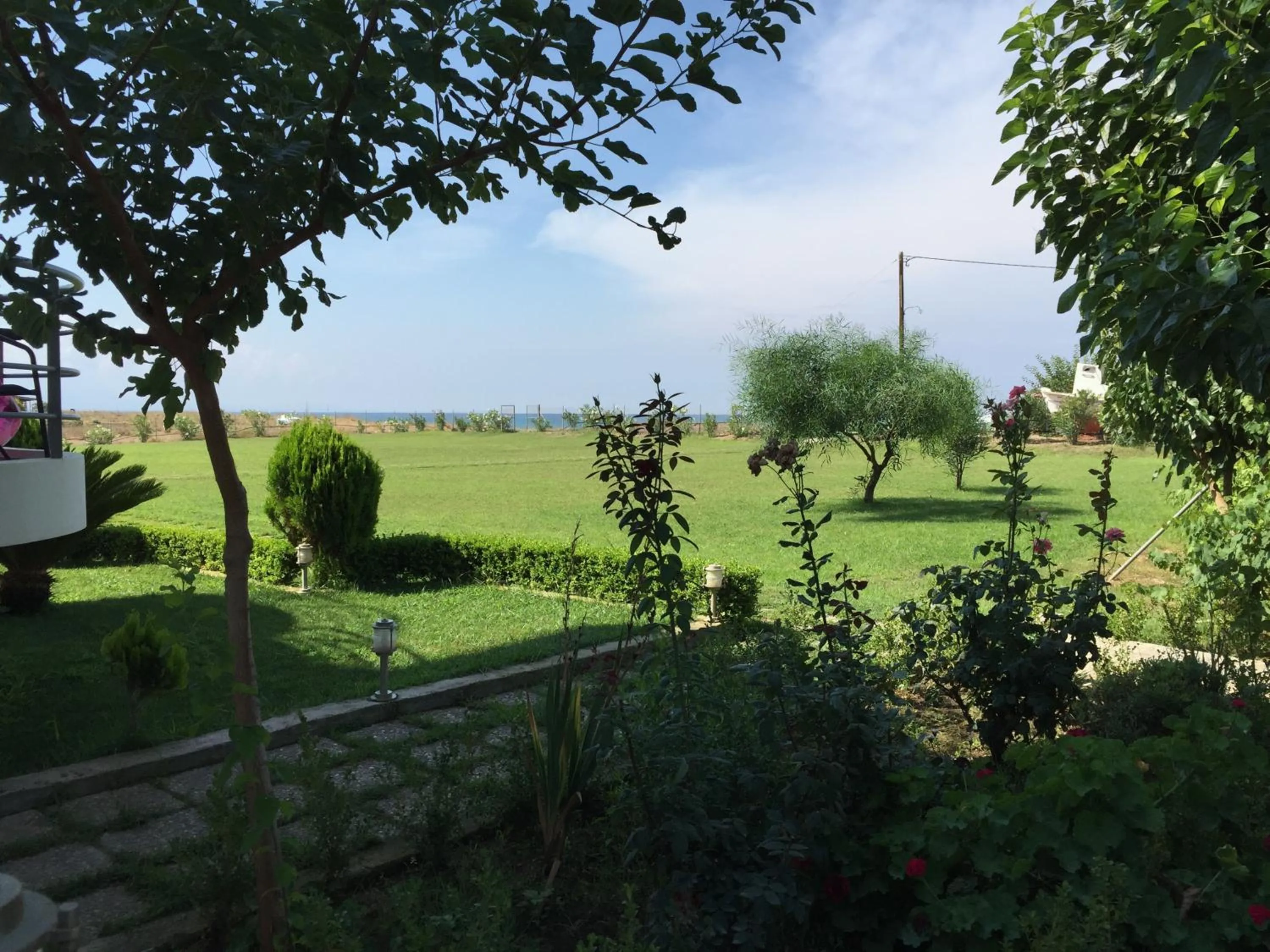 Garden in Ostria Hotel Kakovatos Beach