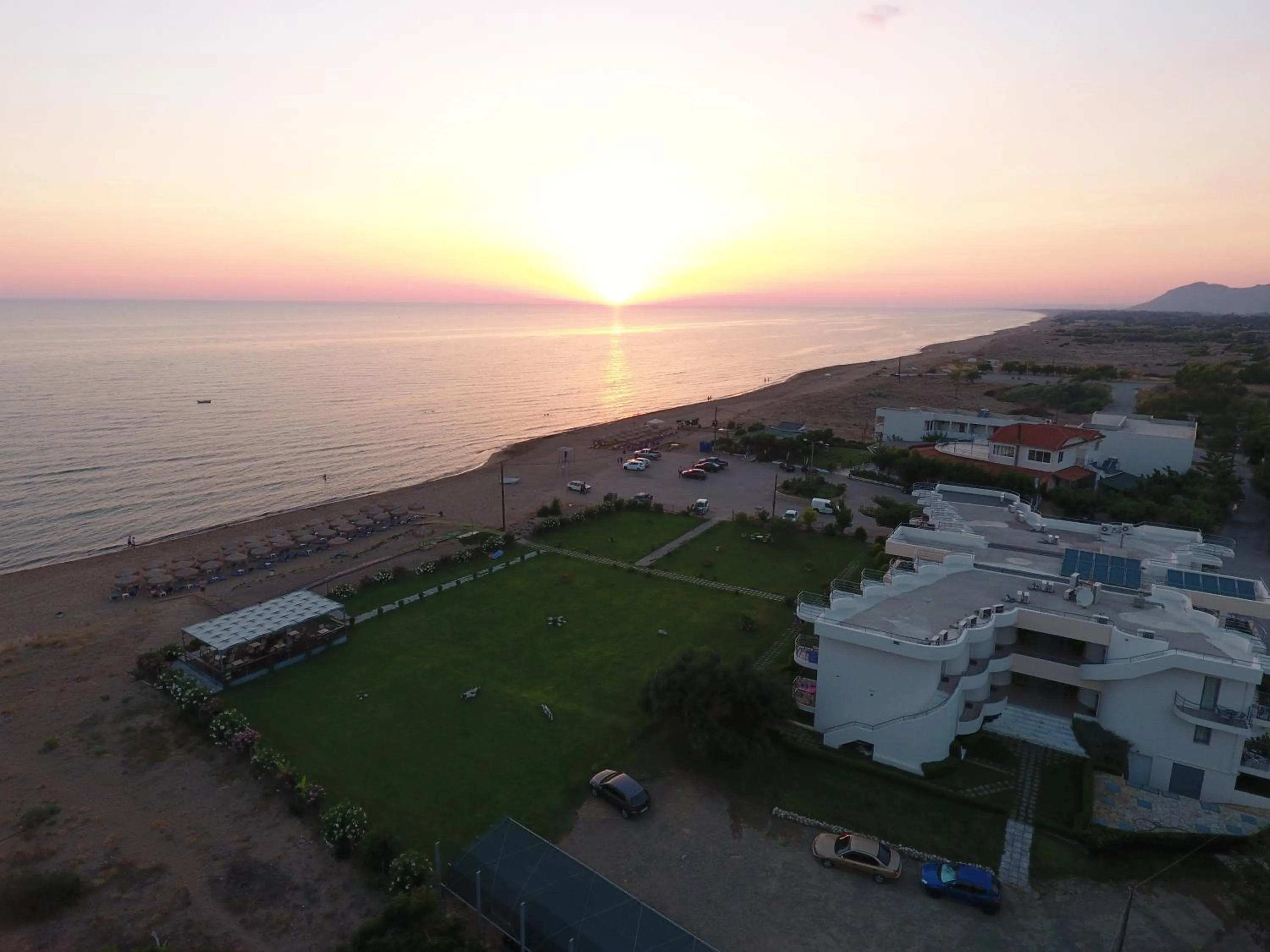 Garden in Ostria Hotel Kakovatos Beach