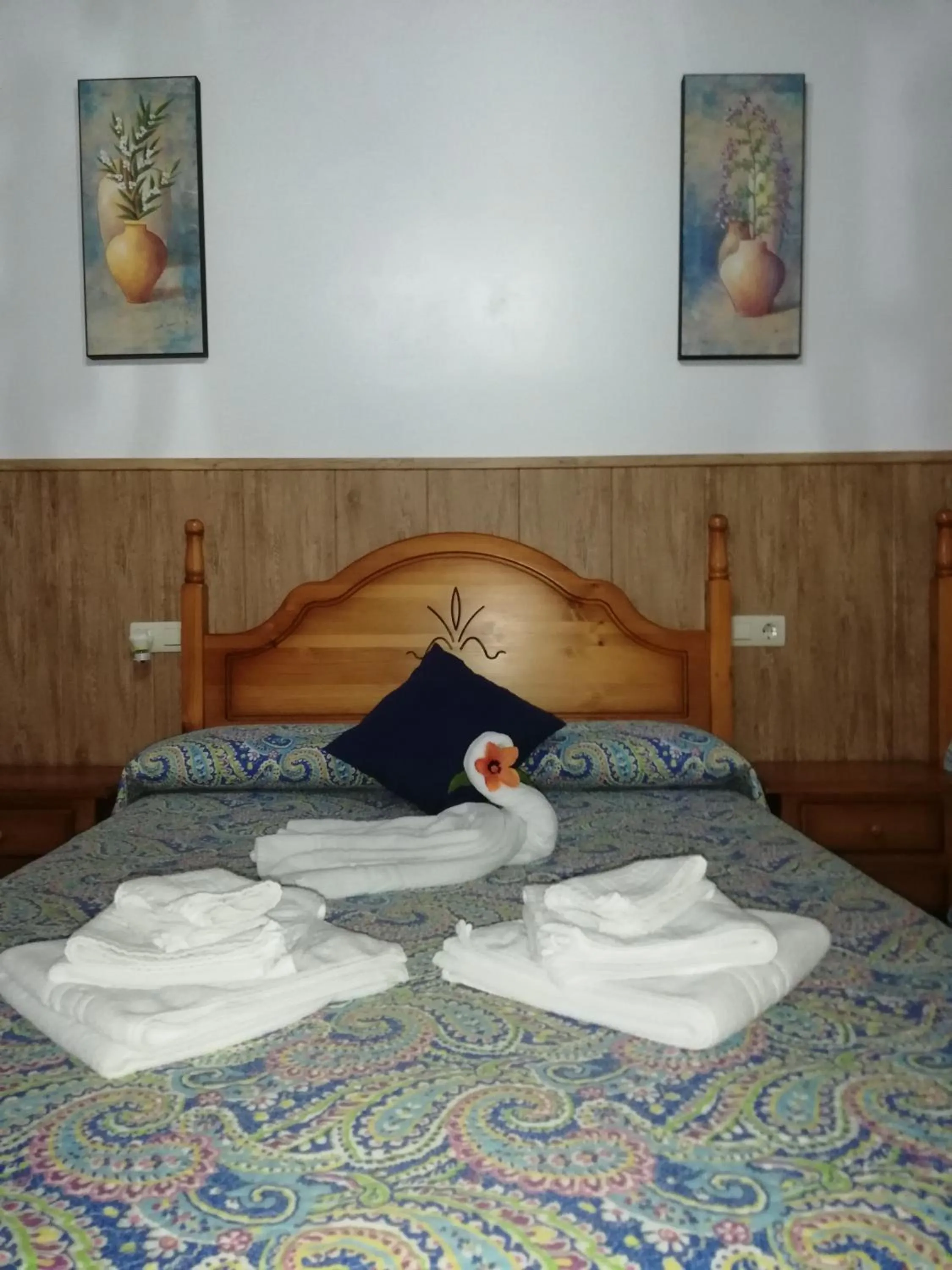 Bed in Hostal Breñaverde