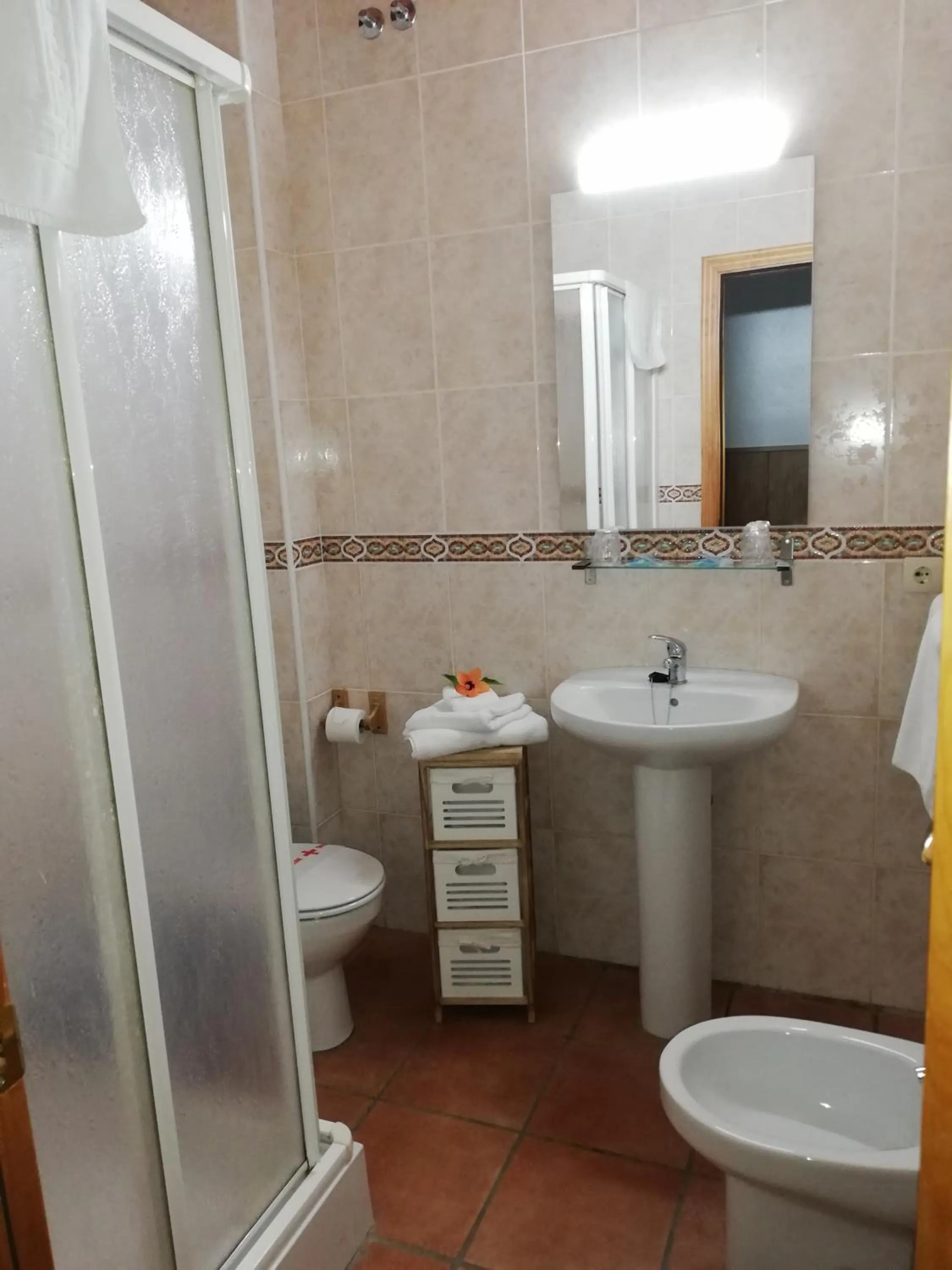 Bathroom in Hostal Breñaverde