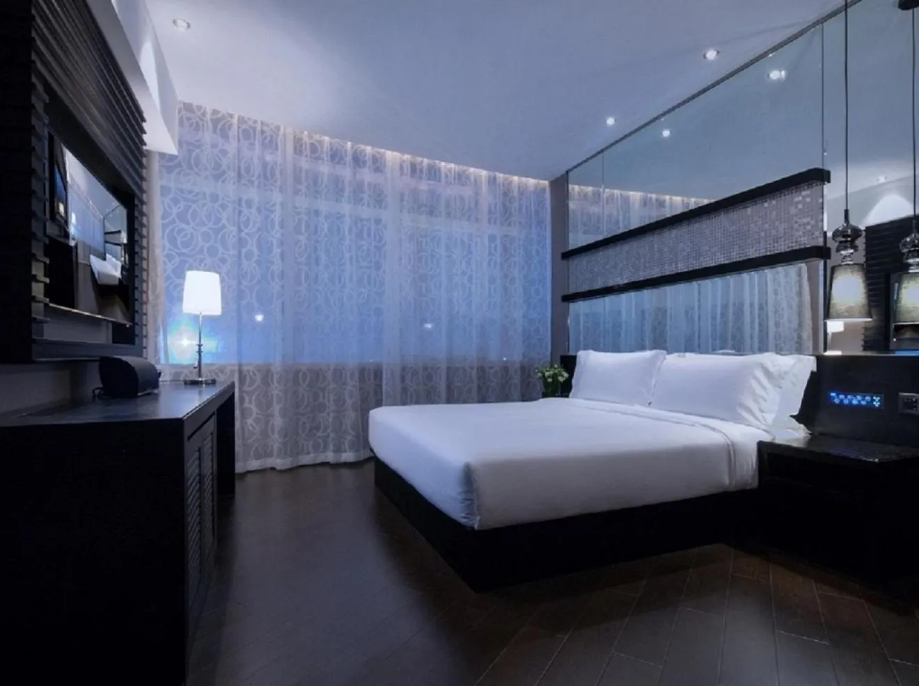 Bed in Crystal Orange Hotel Tianjin Jinghai Dongfanghong Road
