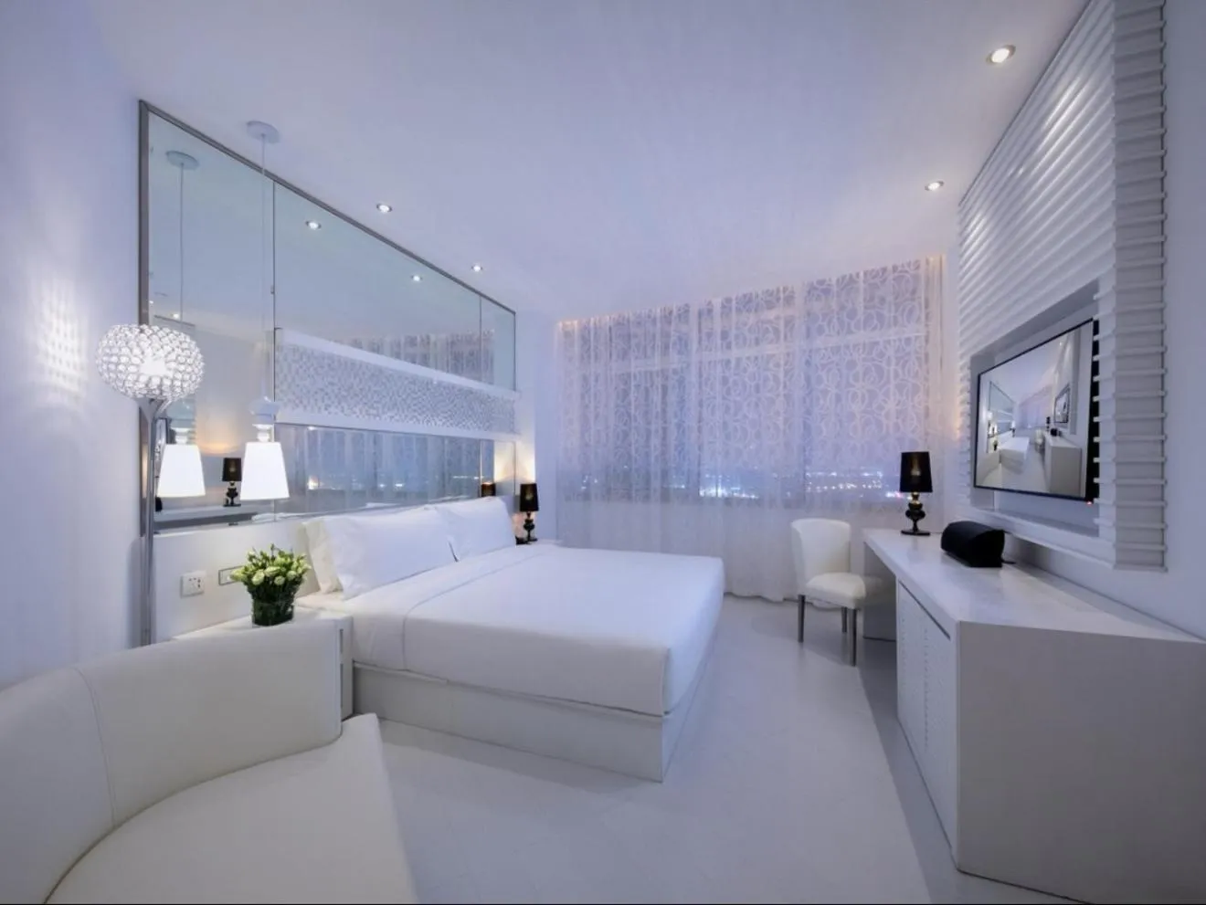 Bed in Crystal Orange Hotel Tianjin Jinghai Dongfanghong Road