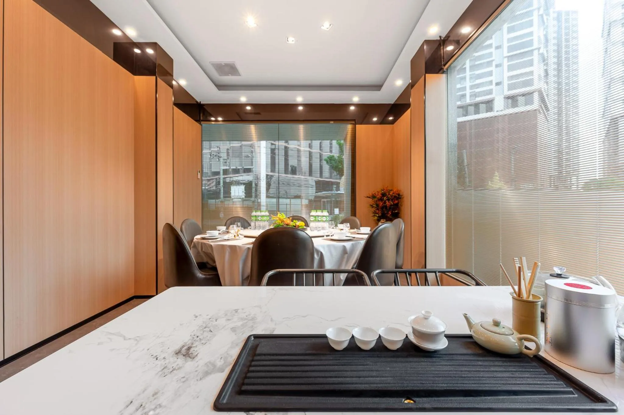 Dining area in Rama9 No1 Hotel