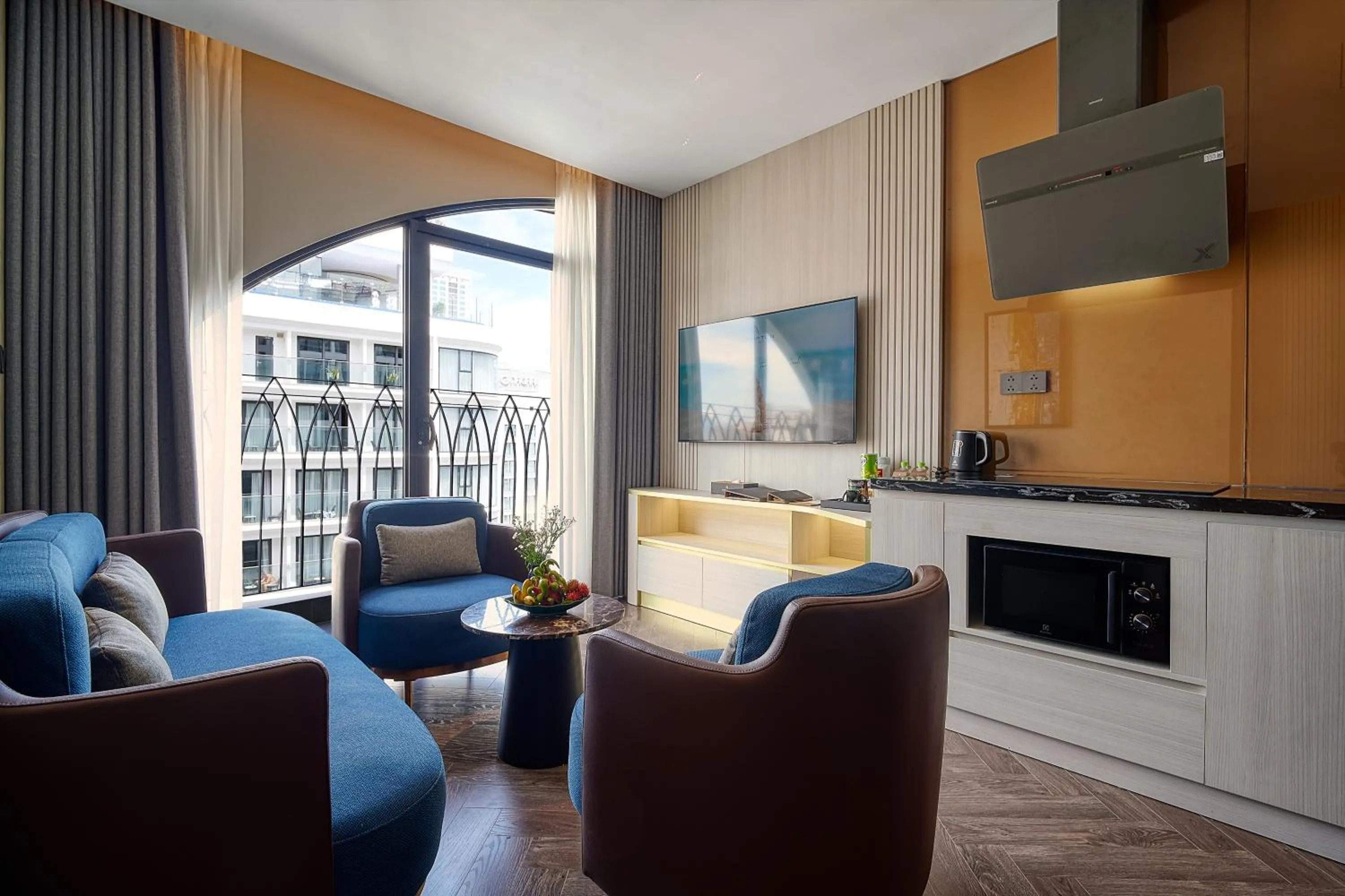 Kitchen or kitchenette in Champton Nha Trang Hotel