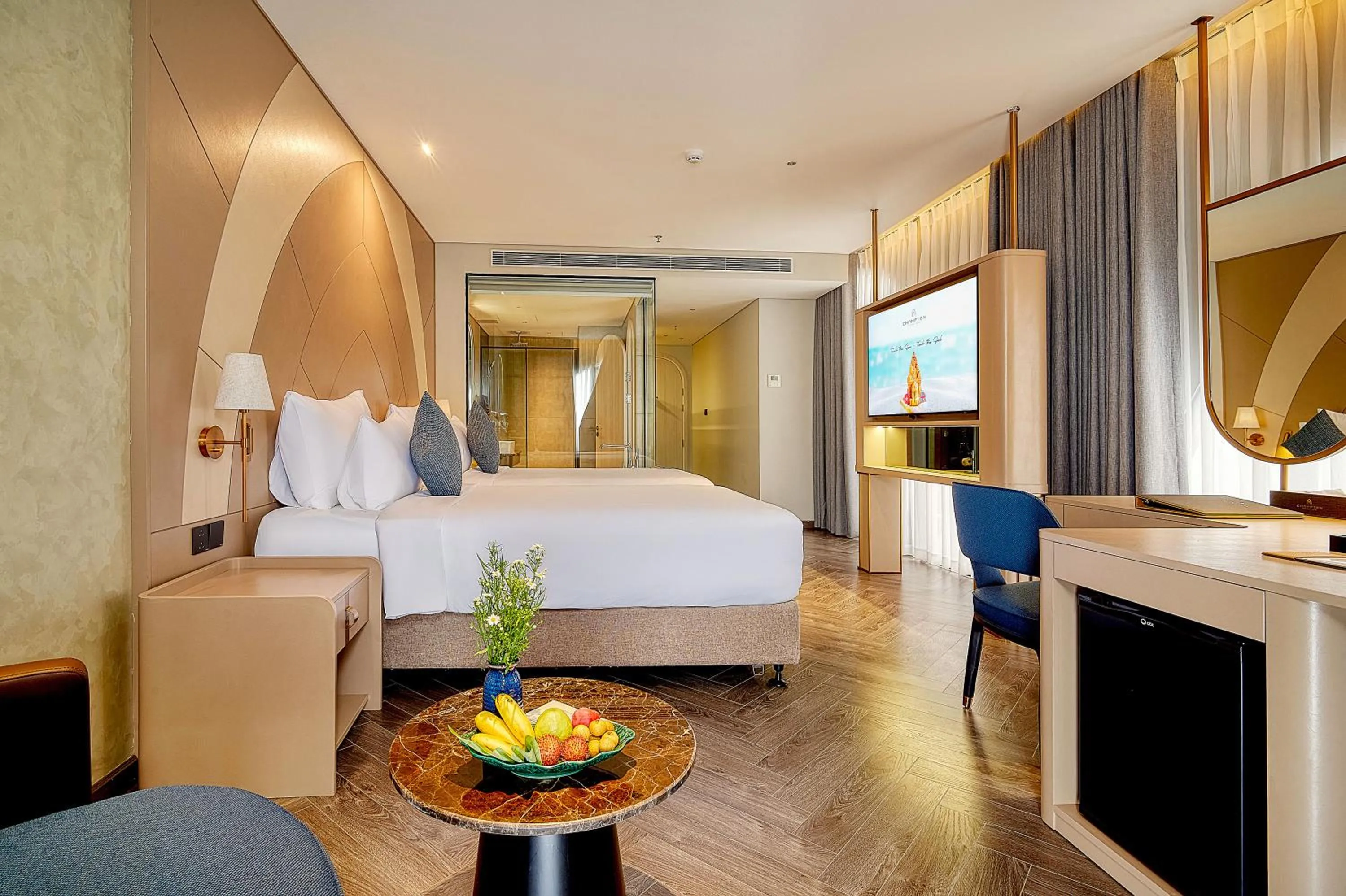 Bed in Champton Nha Trang Hotel