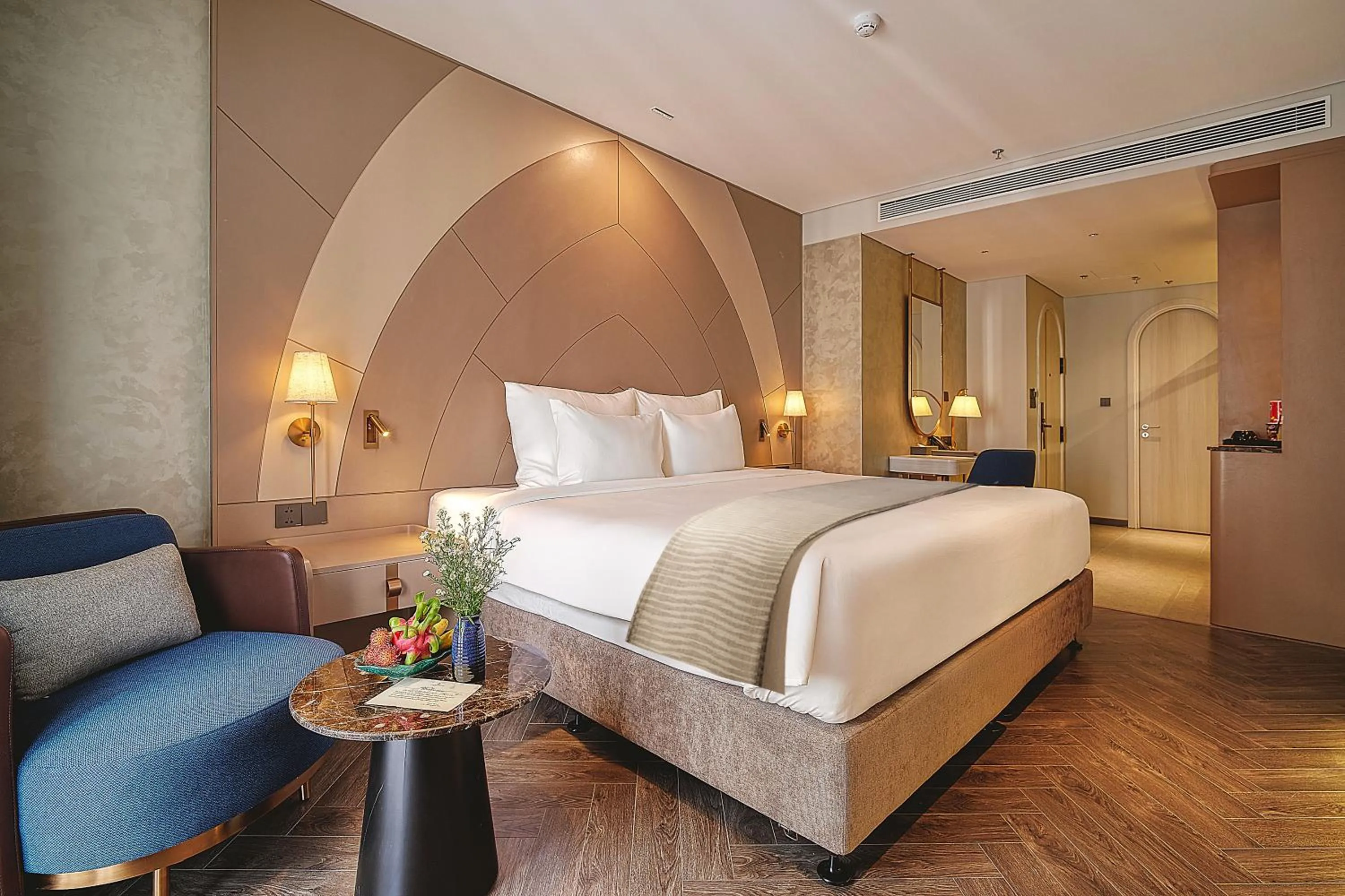 Bed in Champton Nha Trang Hotel