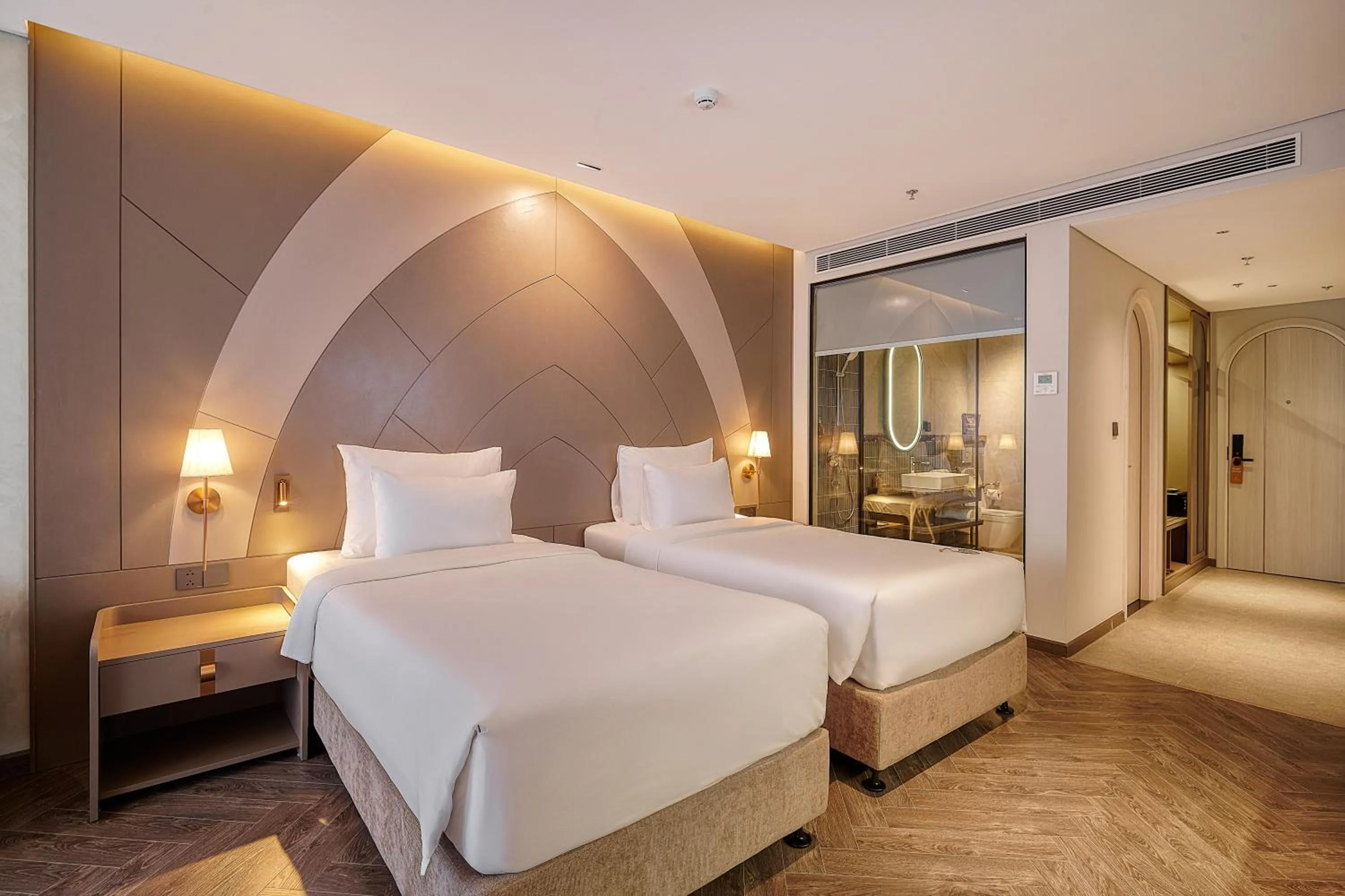 Bed in Champton Nha Trang Hotel