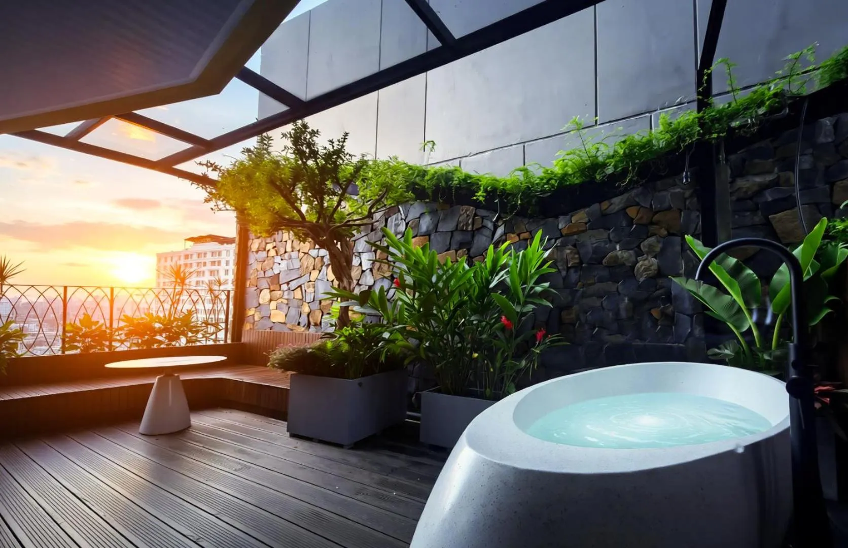 Balcony/Terrace in Champton Nha Trang Hotel