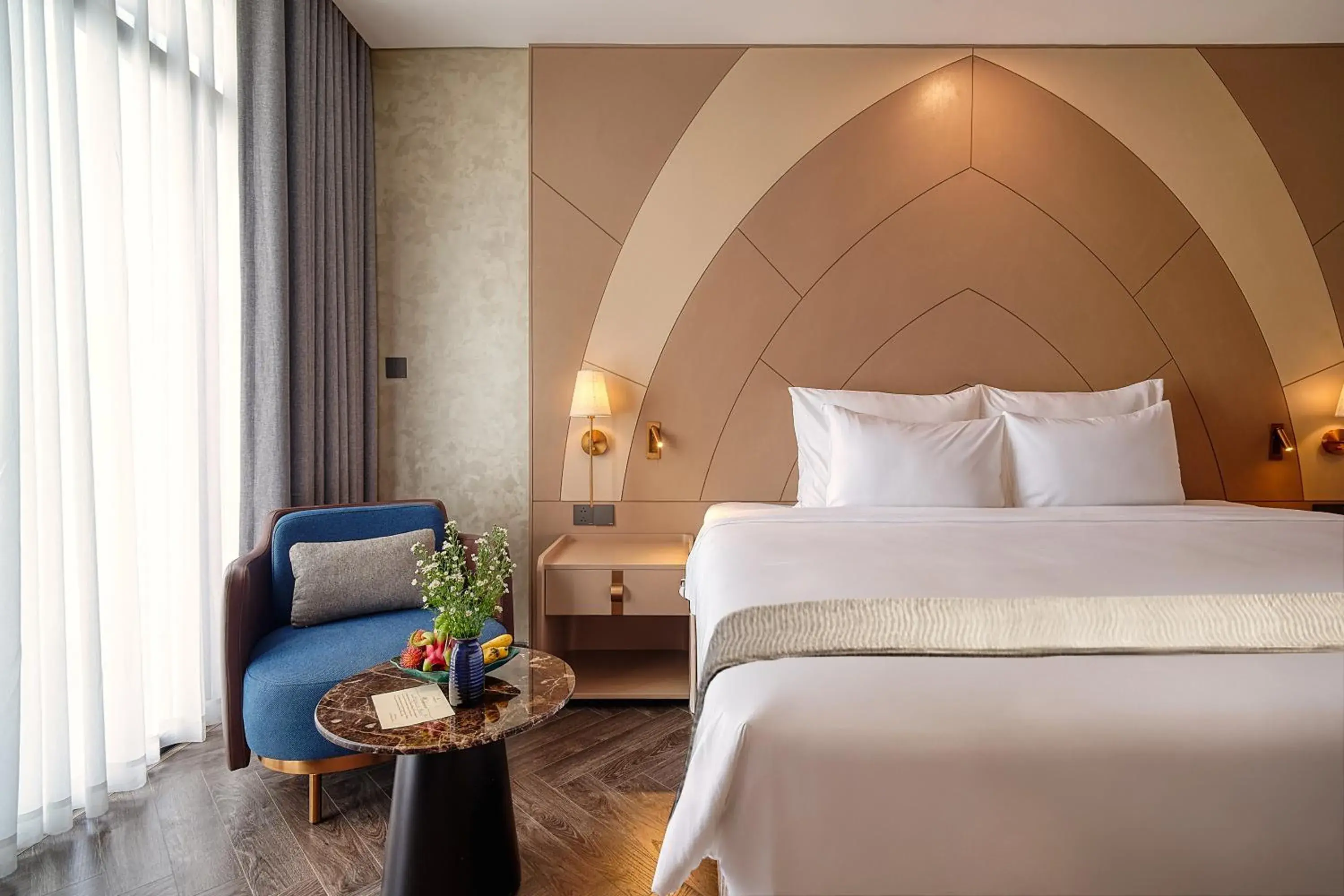 Deluxe Double Room-Complimentary 1-time Sauna/Steam access per stay in Champton Nha Trang Hotel Deluxe Double Room-Complimentary 1-time Sauna/Steam access per stay in Champton Nha Trang Hotel