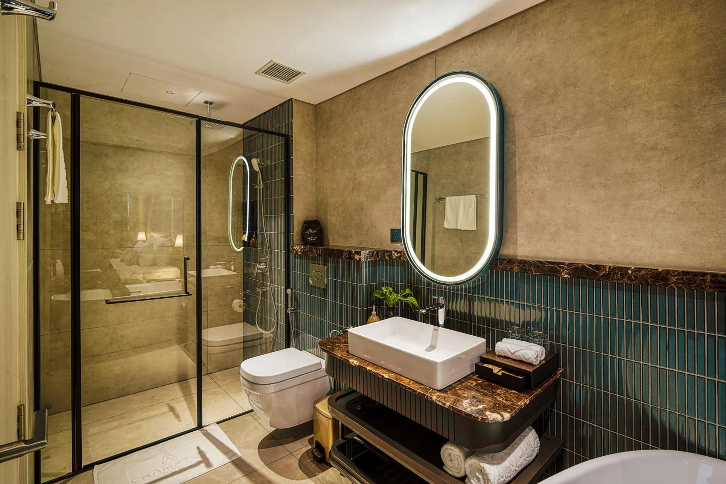 Shower in Champton Nha Trang Hotel