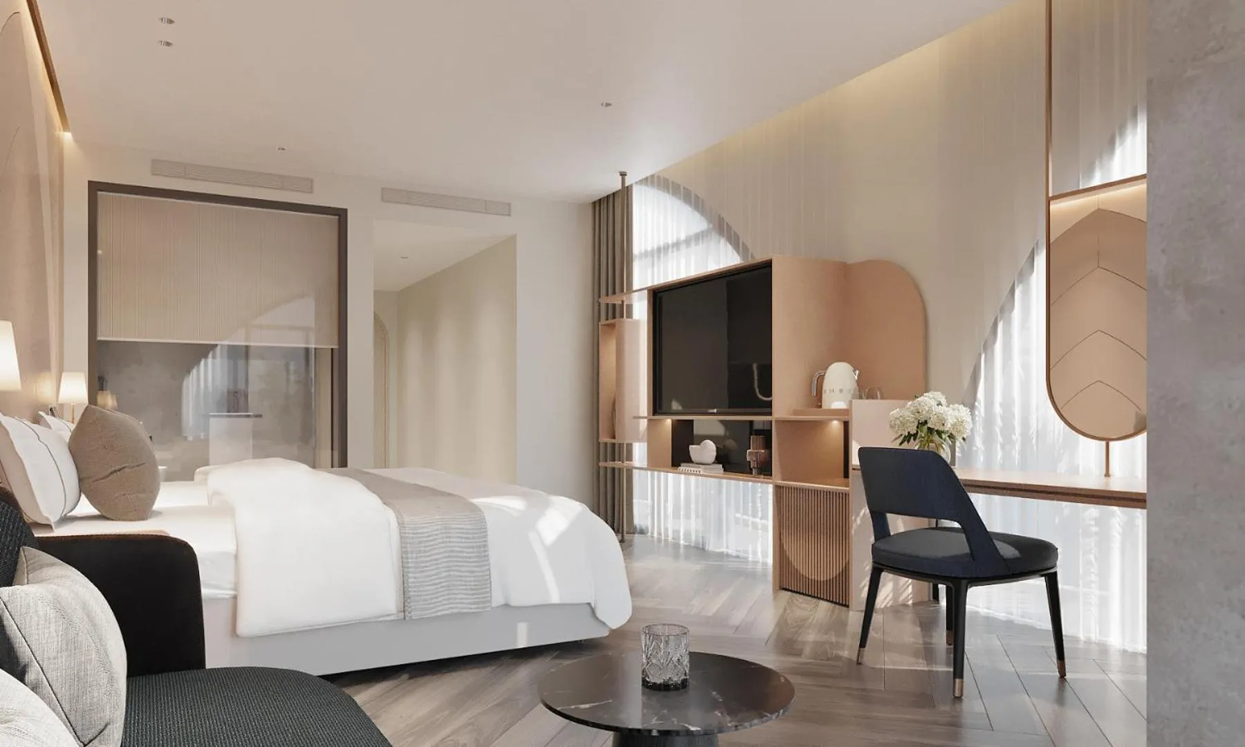 Bed in Champton Nha Trang Hotel