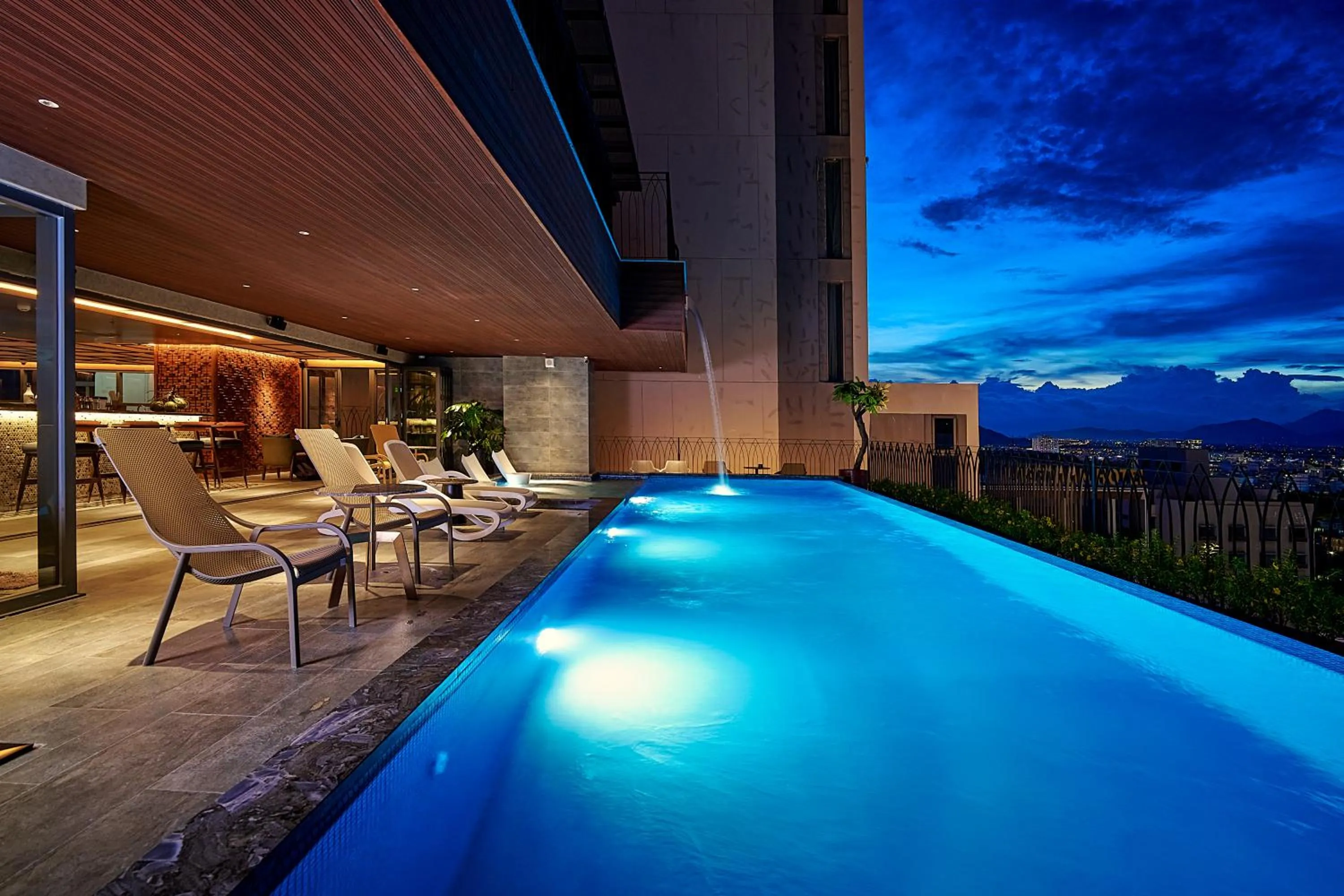 Patio in Champton Nha Trang Hotel