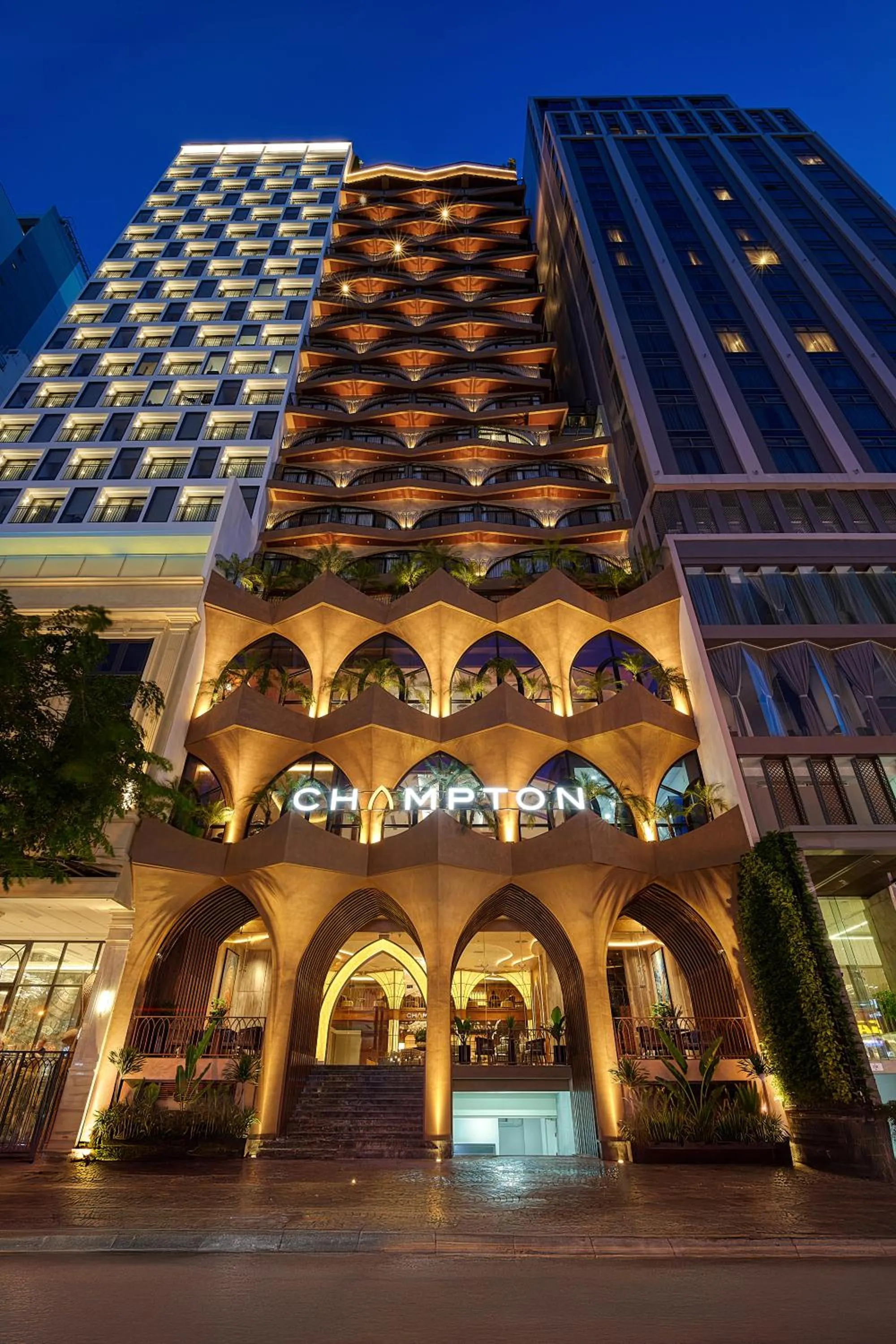 Property building in Champton Nha Trang Hotel