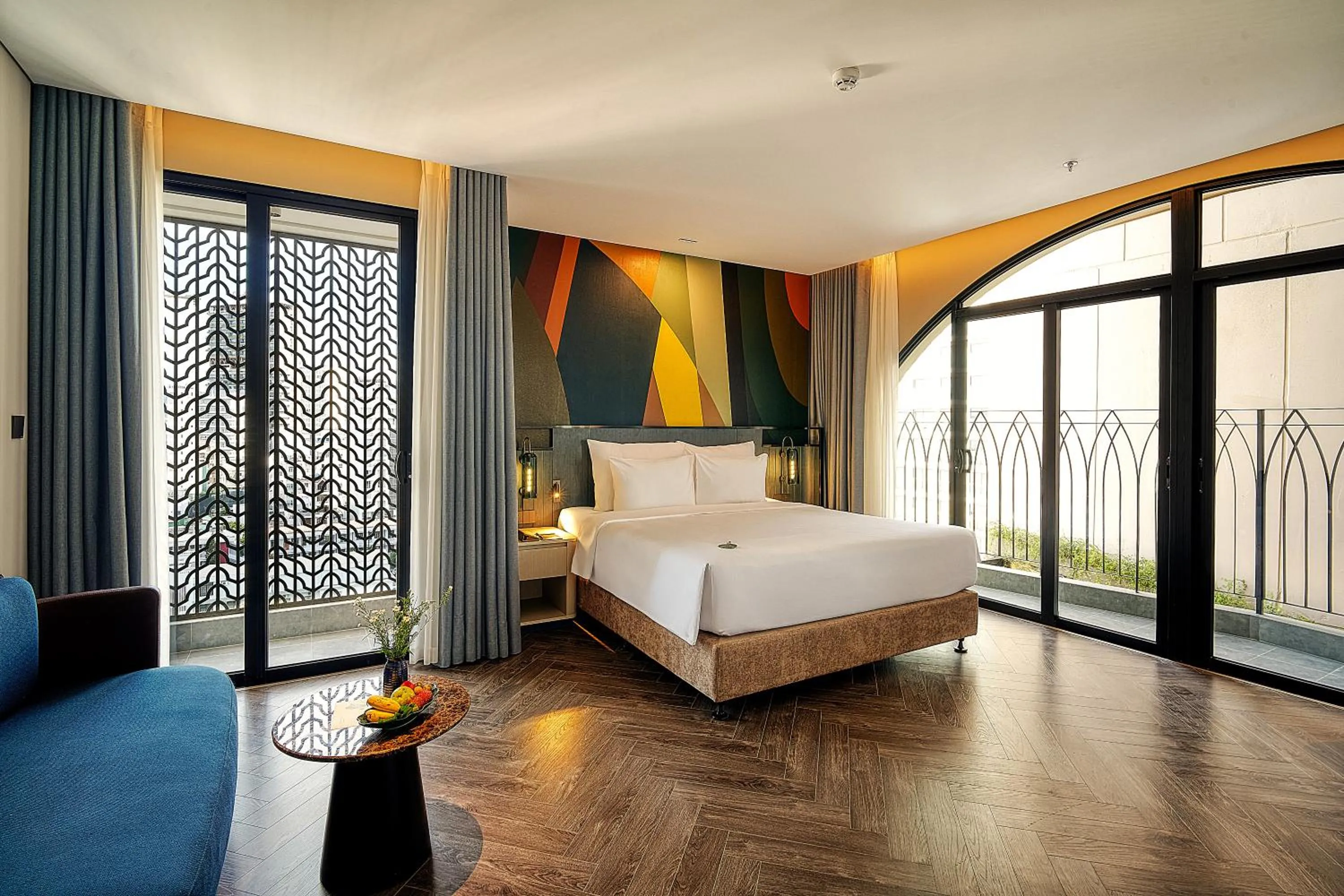 Bed in Champton Nha Trang Hotel