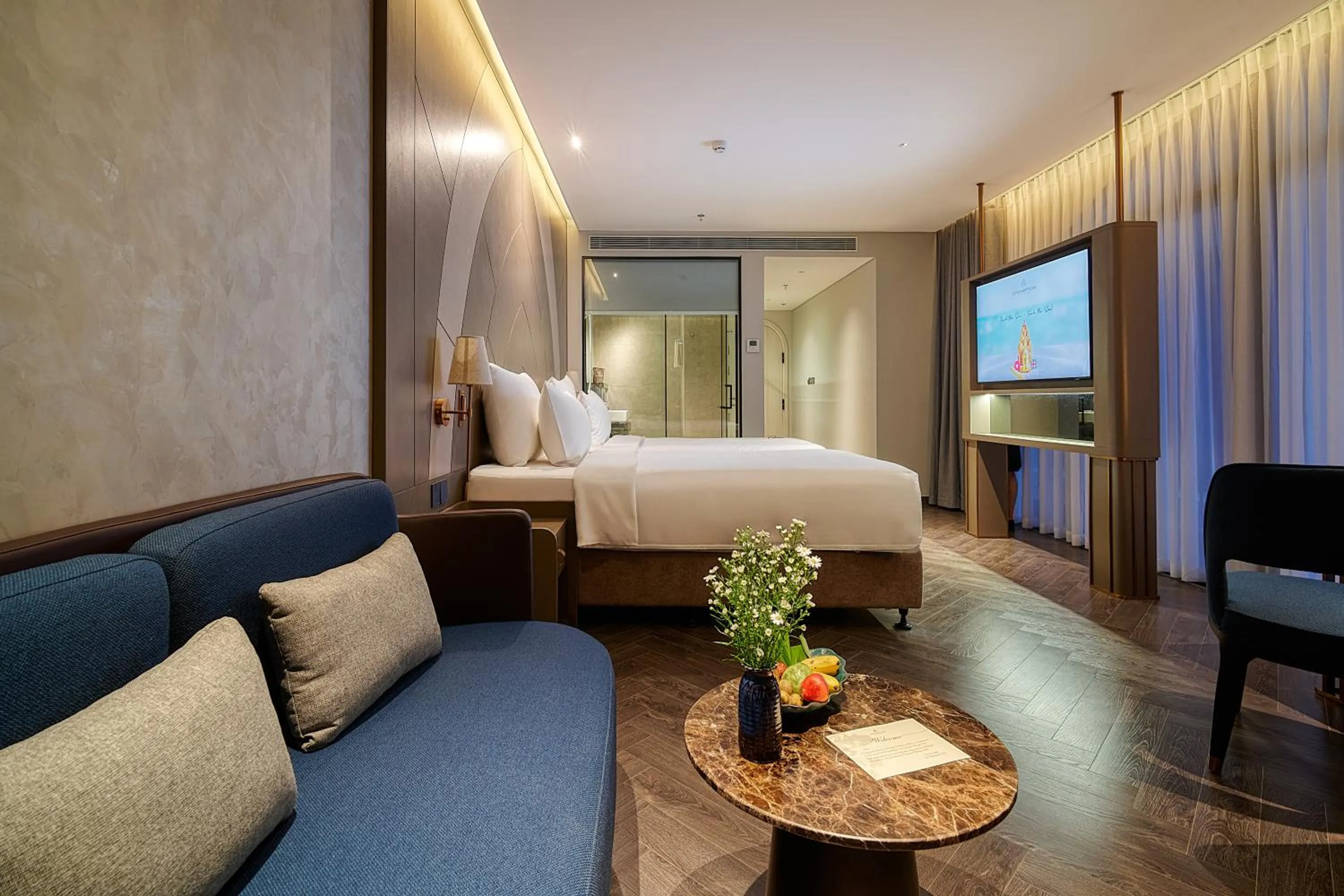 Bed in Champton Nha Trang Hotel