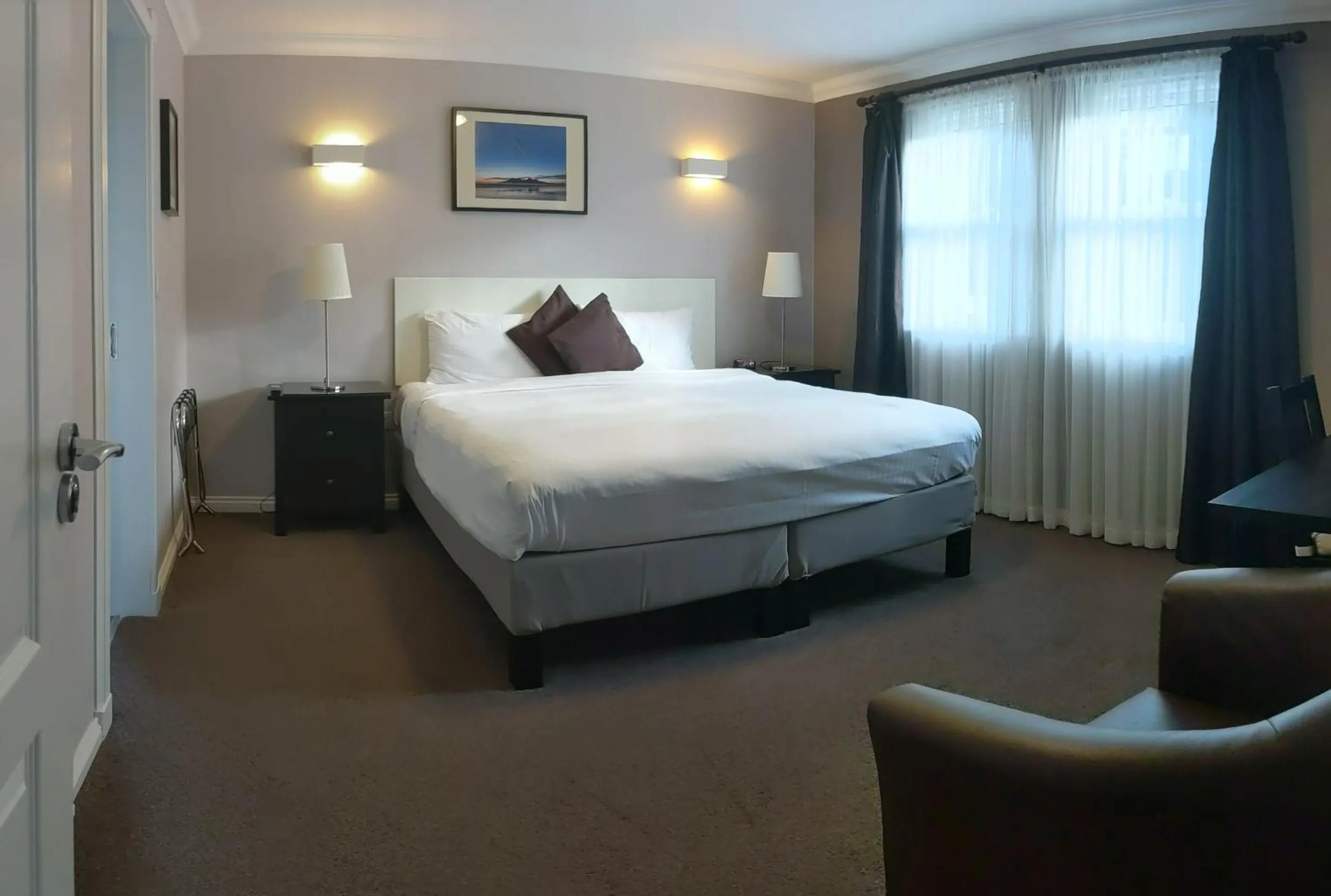 Bed in MacLean Guest House