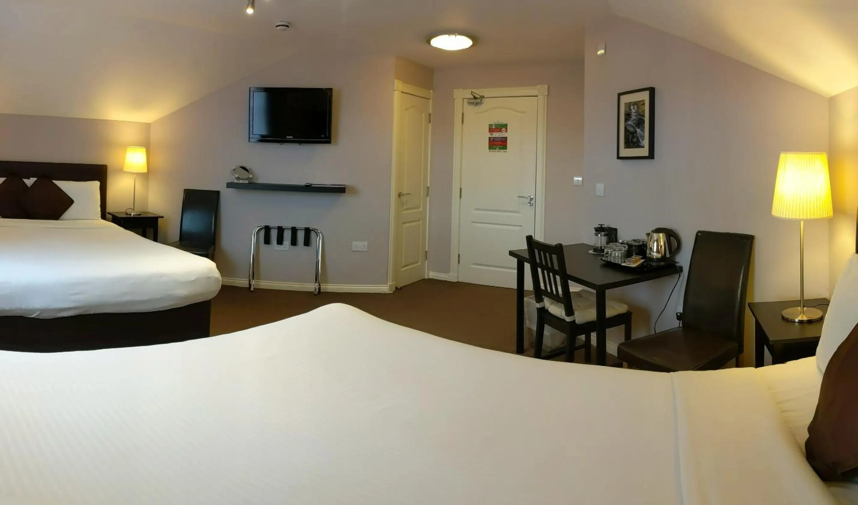 Bed in MacLean Guest House