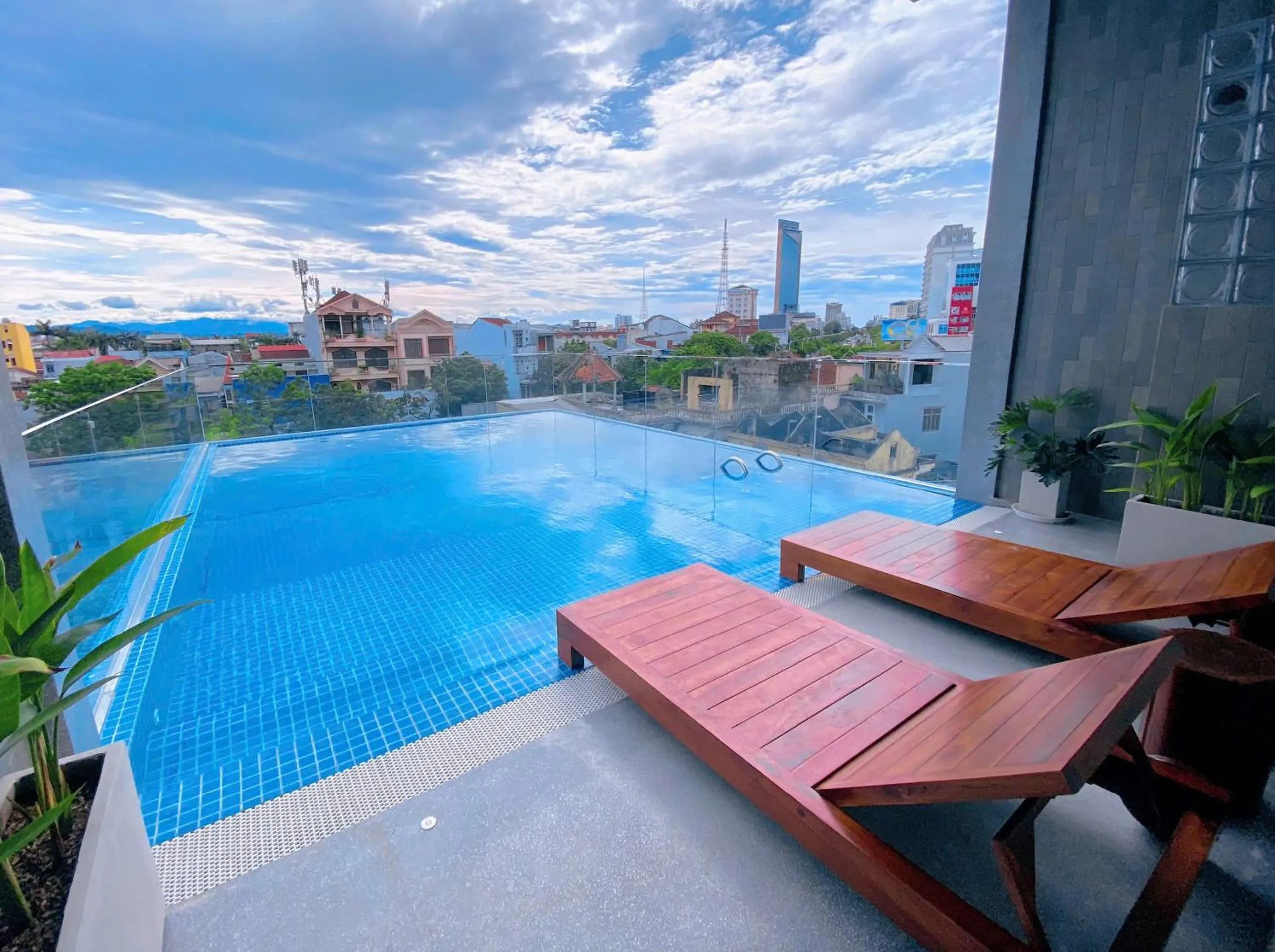 Swimming pool in TA Hue Boutique Hotel