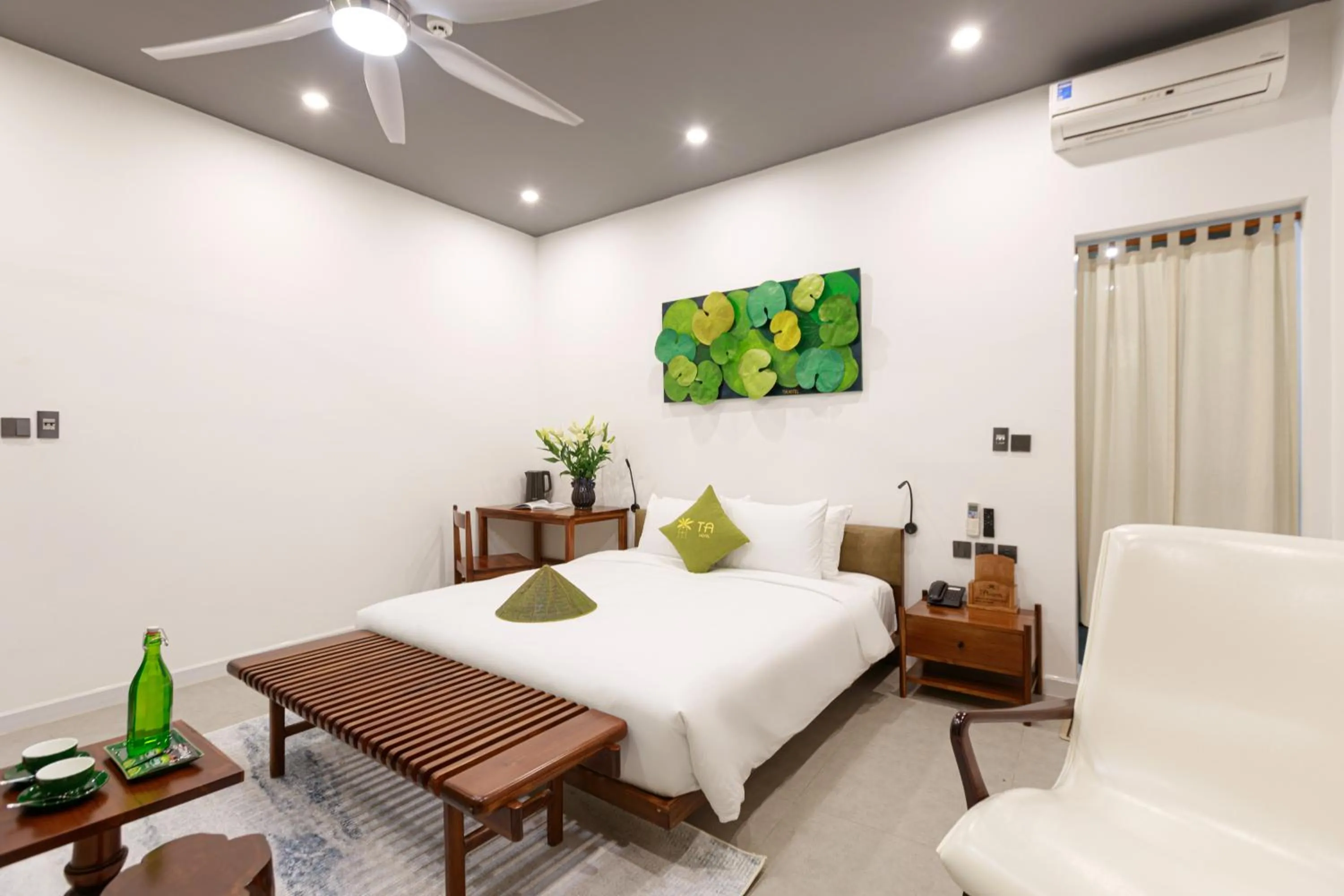 Photo of the whole room, Bed in TA Hue Boutique Hotel