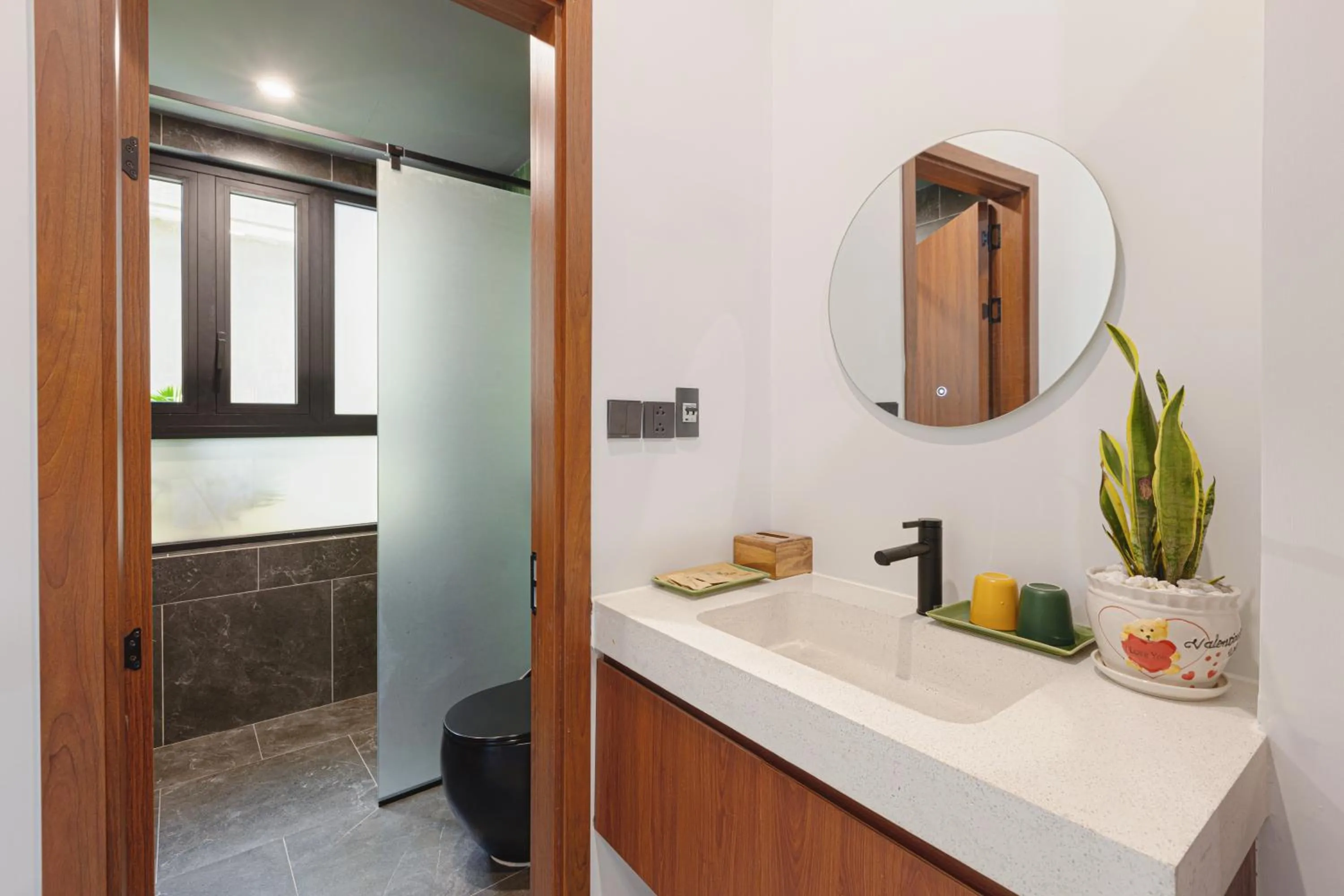 Bathroom in TA Hue Boutique Hotel