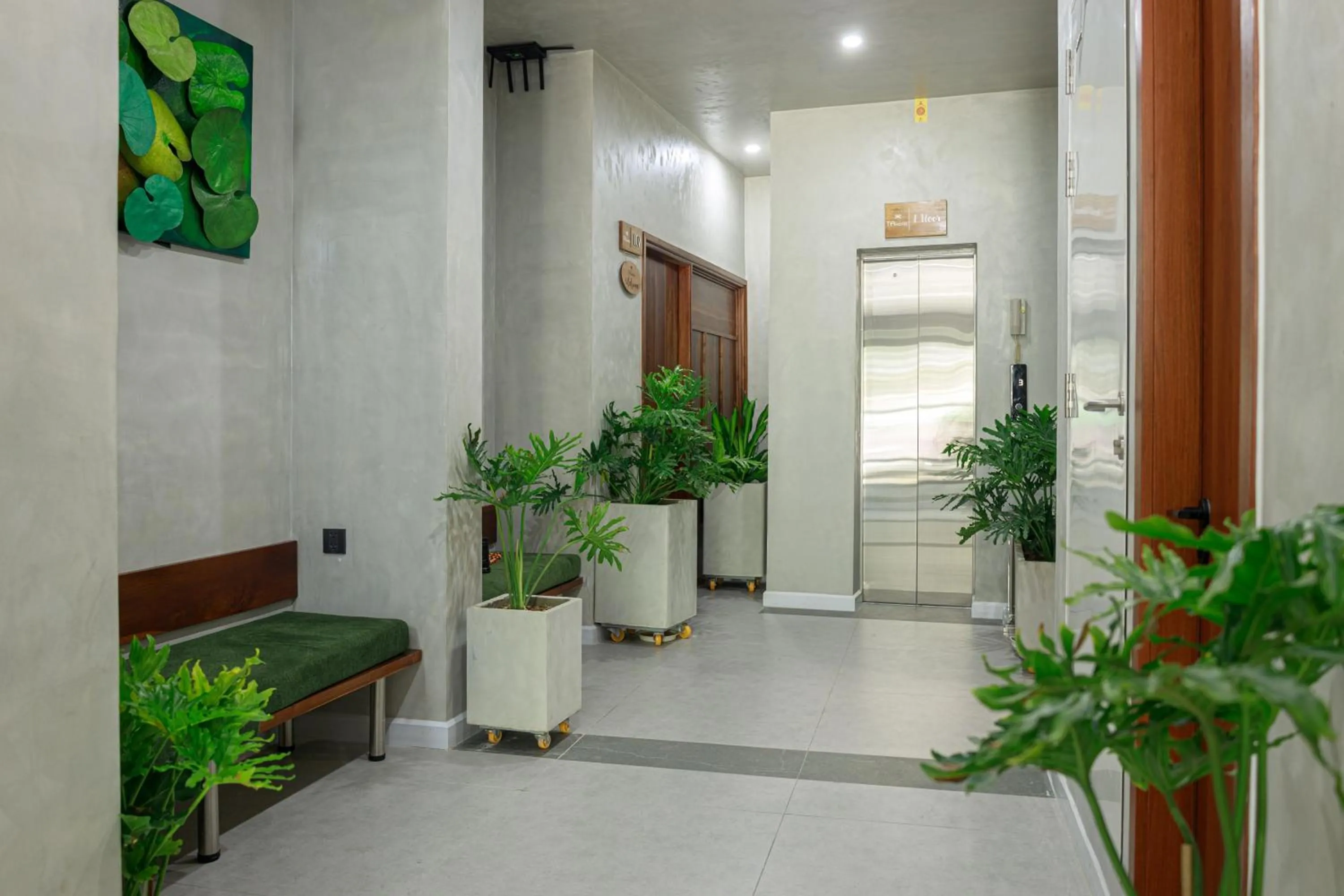 elevator in TA Hue Boutique Hotel