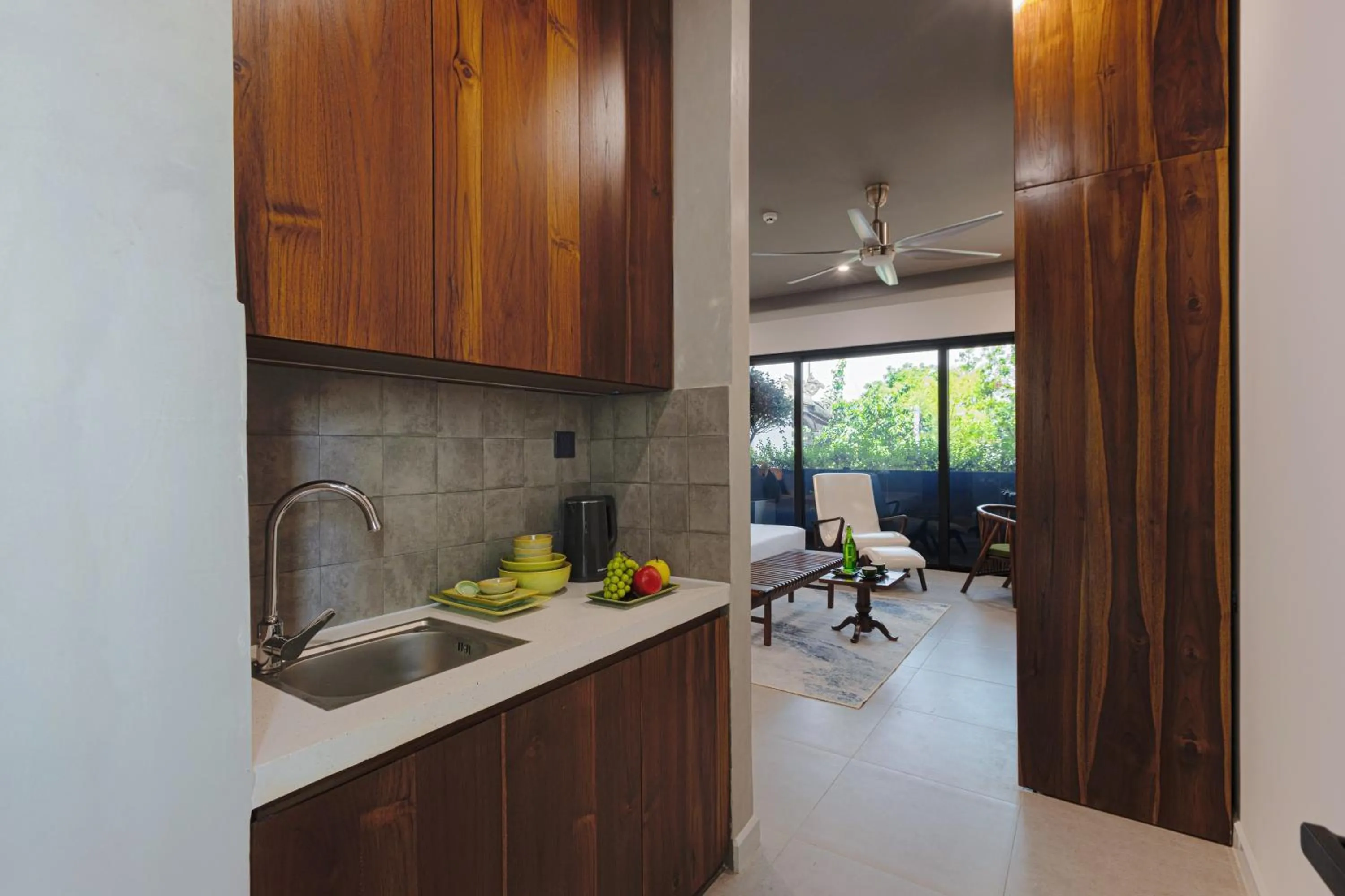 Kitchen or kitchenette in TA Hue Boutique Hotel
