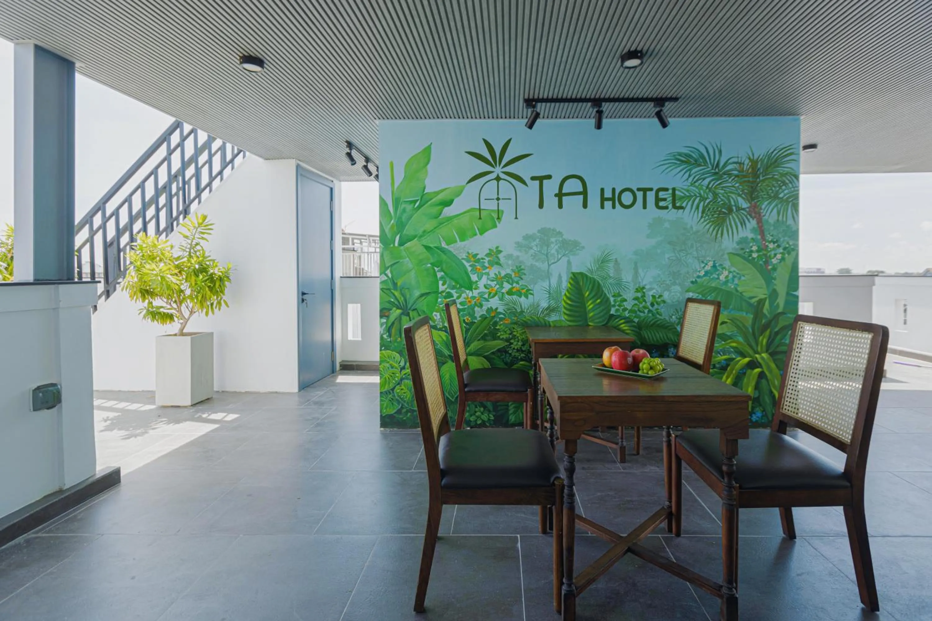 Dining area in TA Hue Boutique Hotel