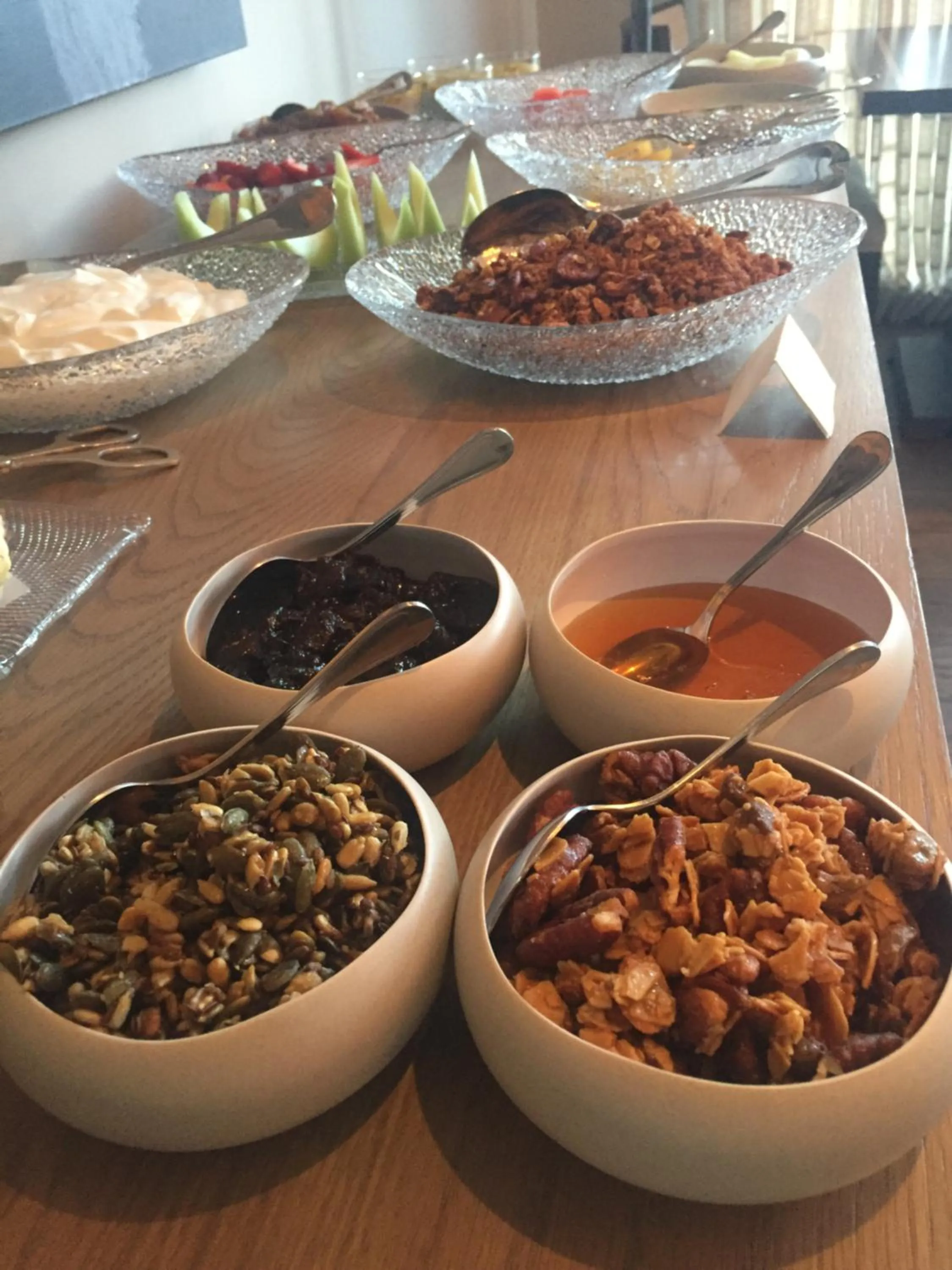 Buffet breakfast in Leeu House