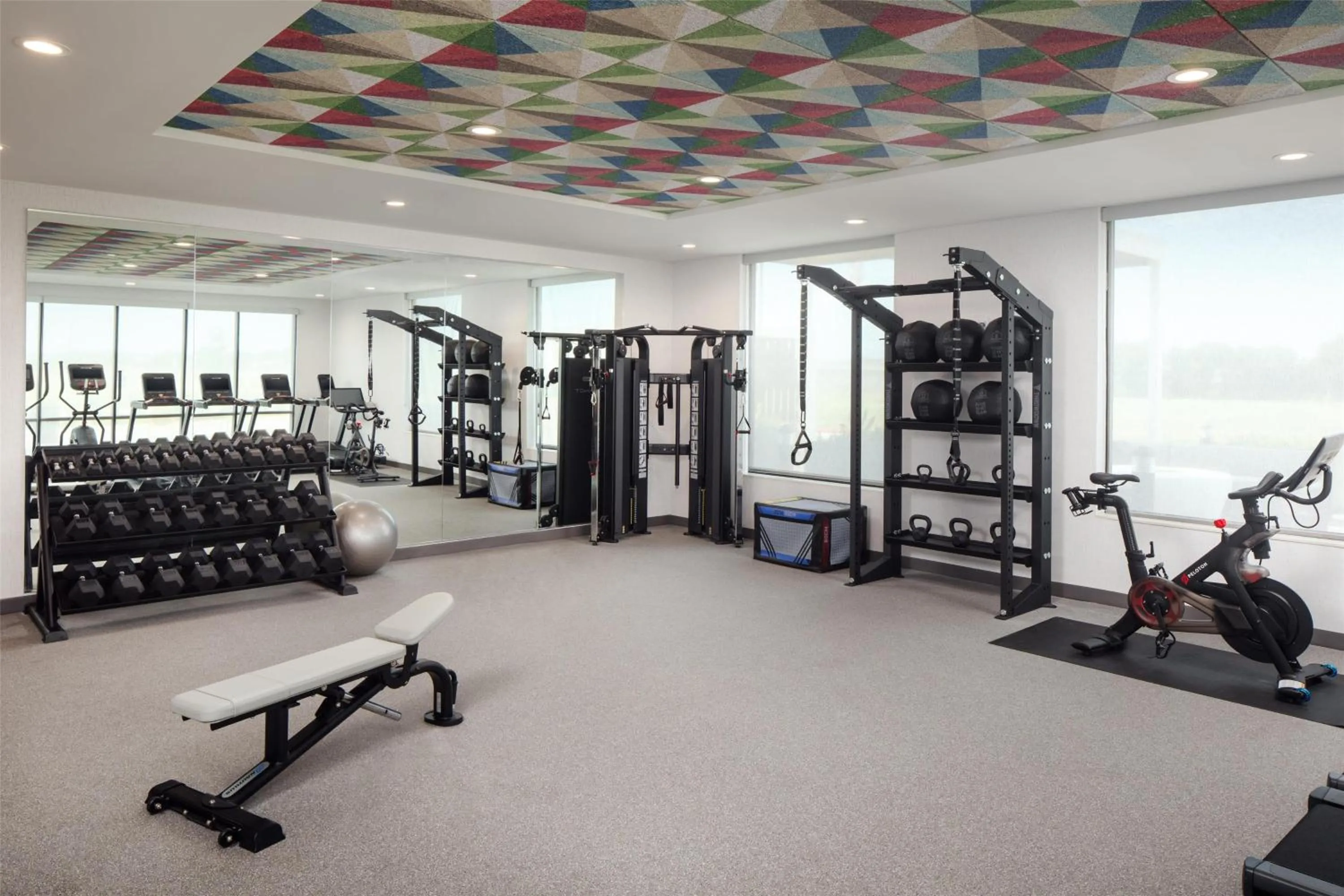Fitness centre/facilities in Home2 Suites By Hilton Bastrop