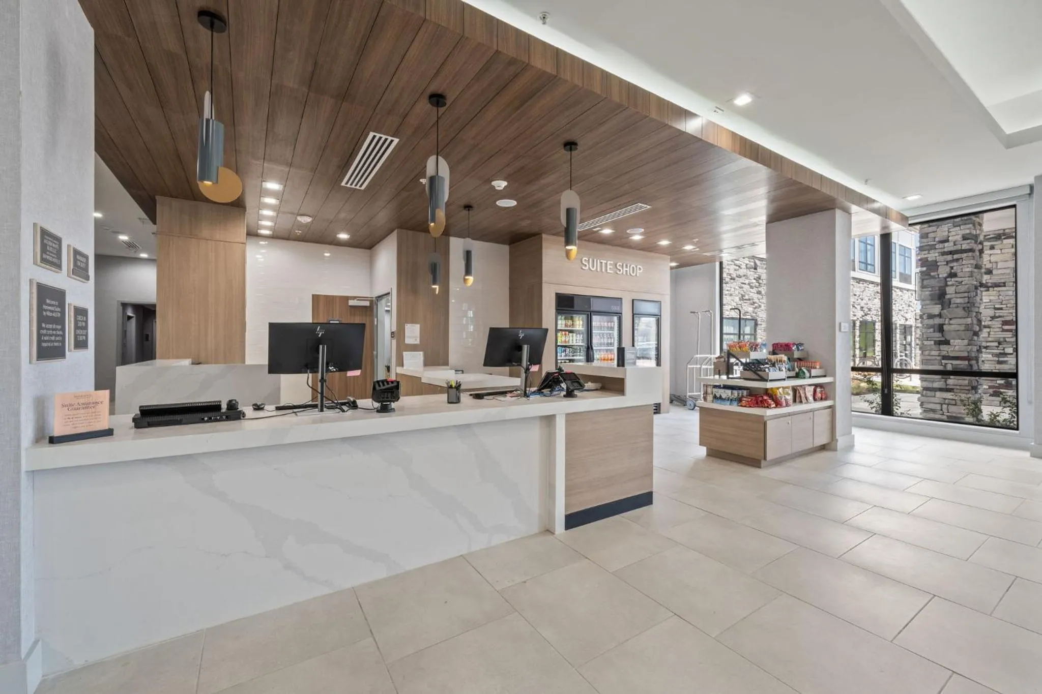 Lobby or reception in Homewood Suites By Hilton Austin Airport