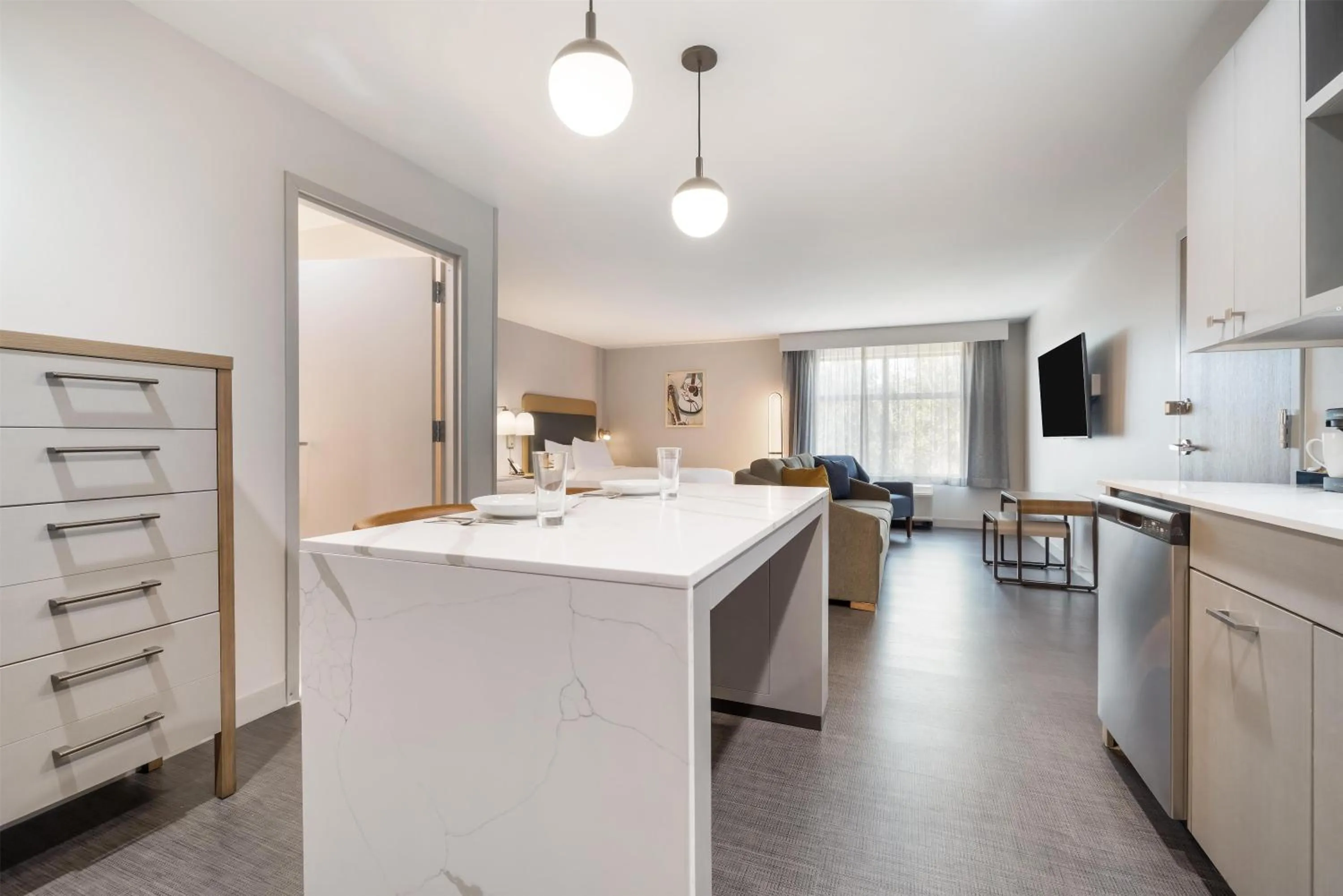 Kitchen or kitchenette in Homewood Suites By Hilton Austin Airport