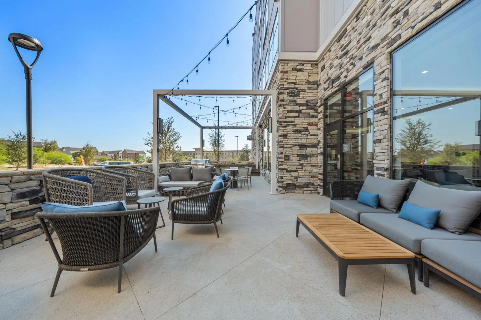 Patio in Homewood Suites By Hilton Austin Airport
