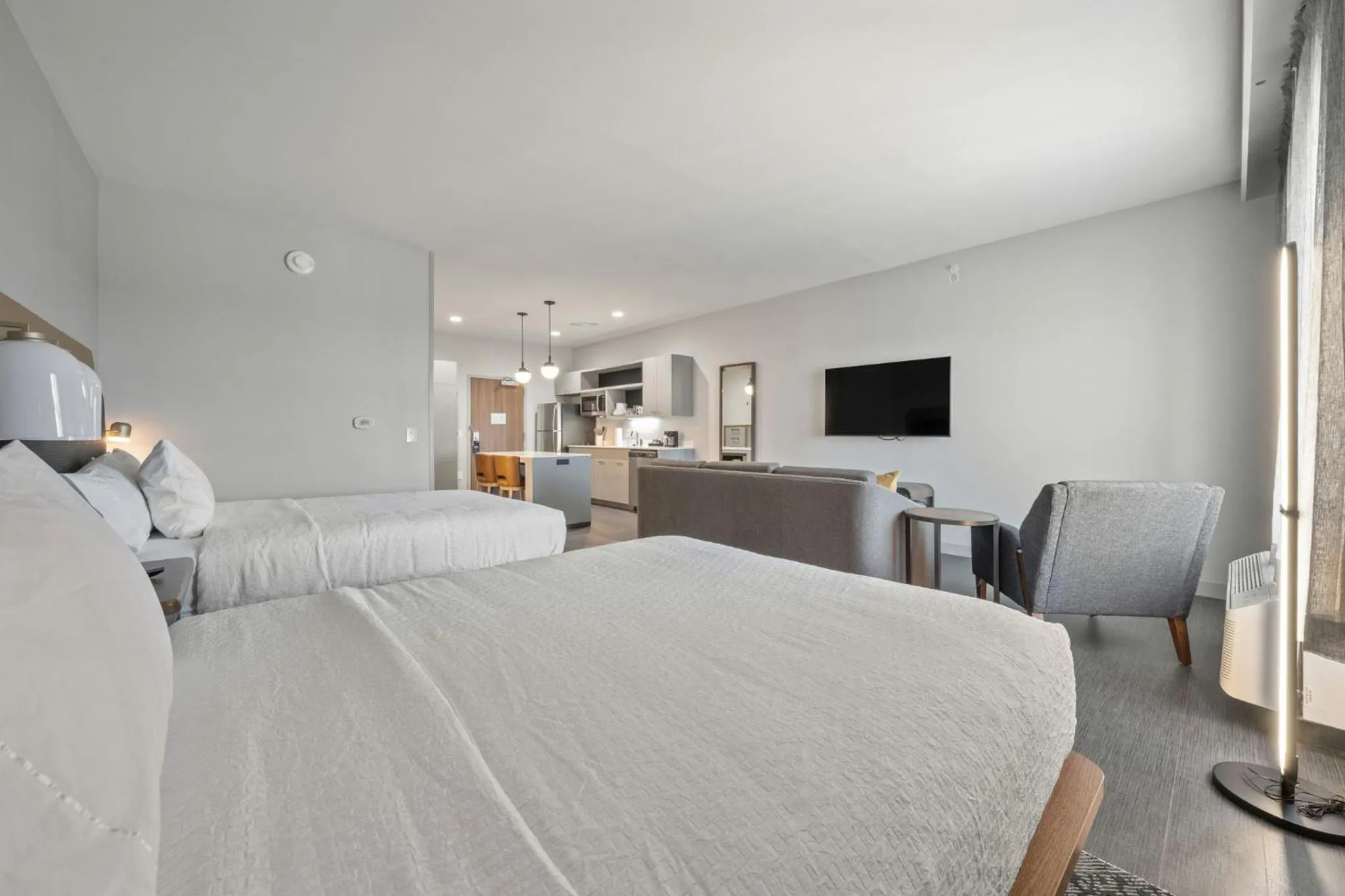 Bed in Homewood Suites By Hilton Austin Airport