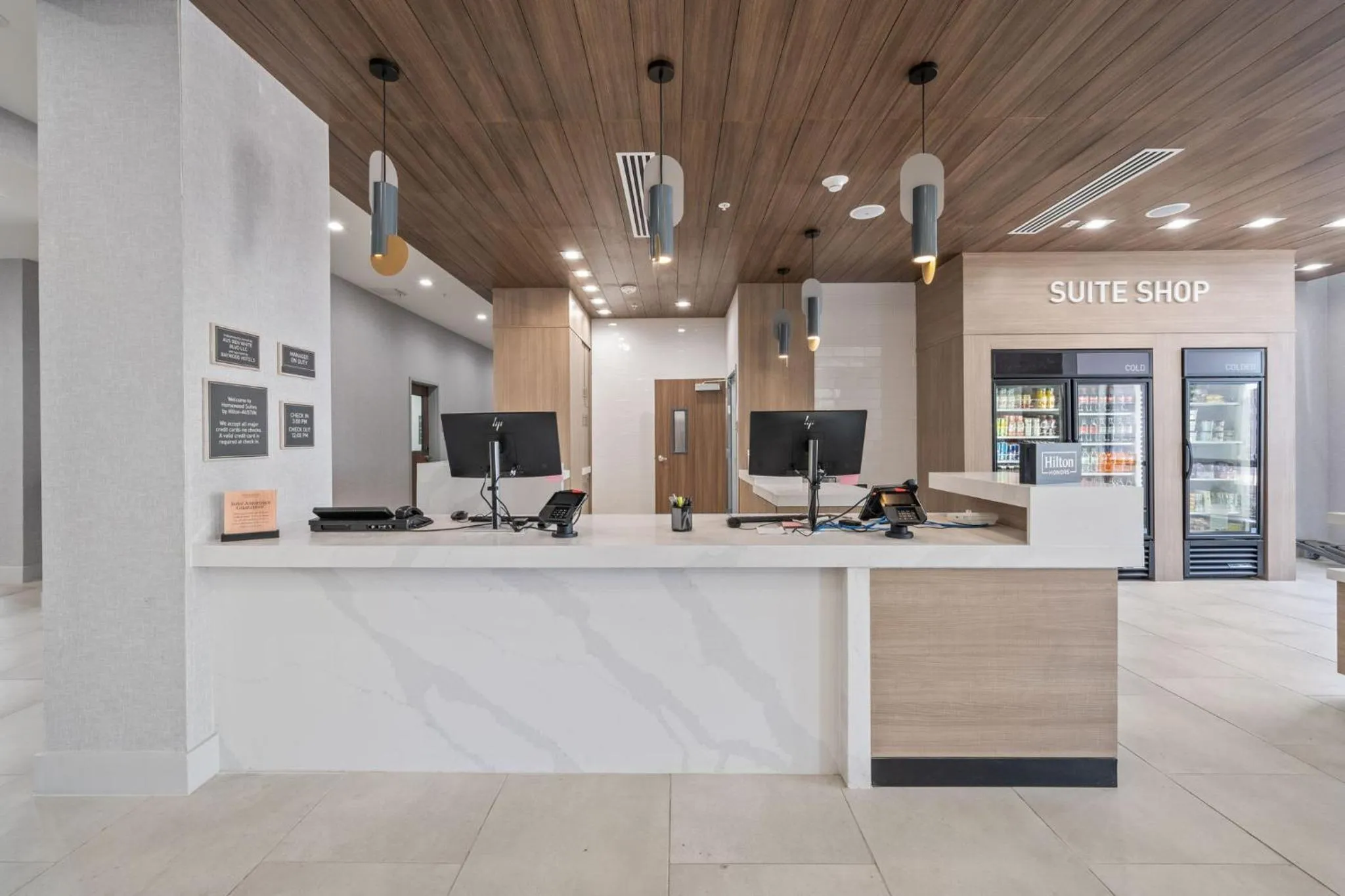 Lobby or reception in Homewood Suites By Hilton Austin Airport