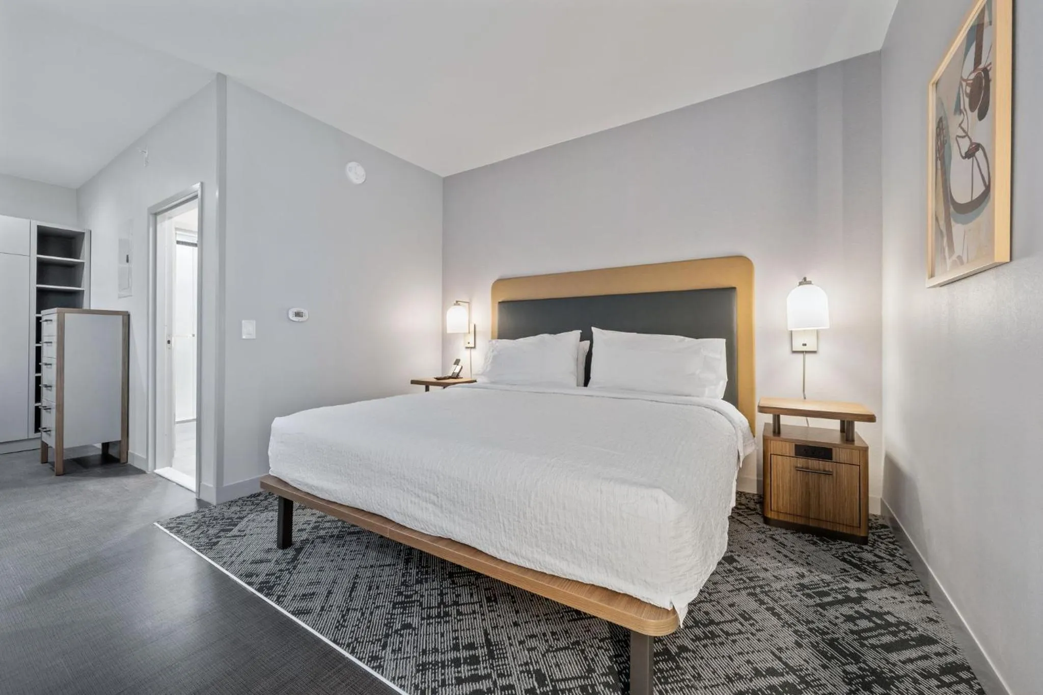 Bed in Homewood Suites By Hilton Austin Airport