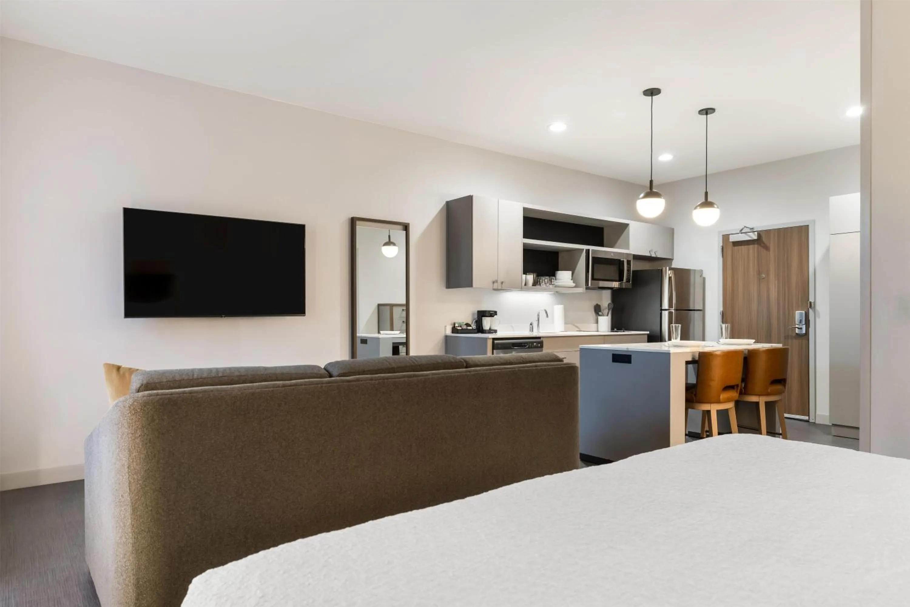 Living room in Homewood Suites By Hilton Austin Airport