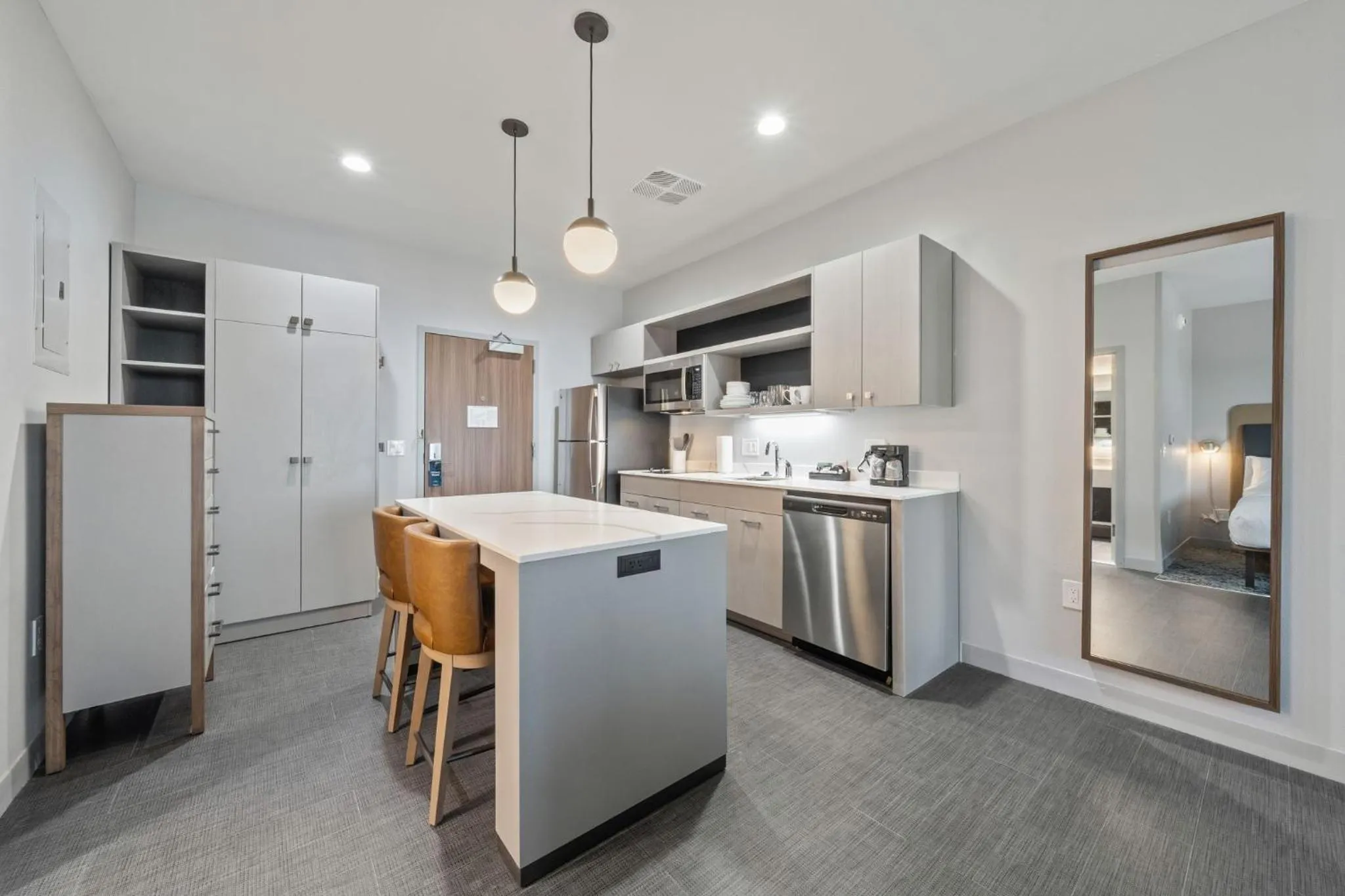 kitchen in Homewood Suites By Hilton Austin Airport