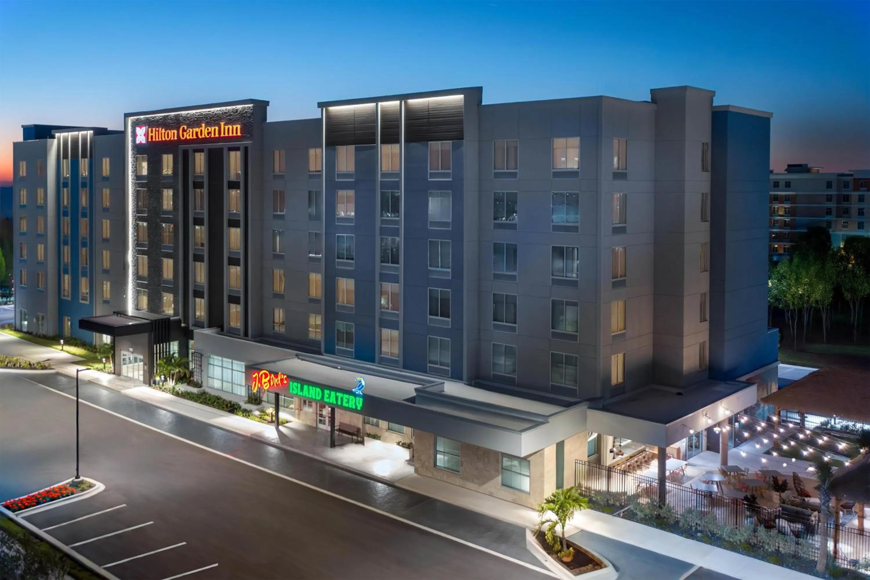 Property building in Hilton Garden Inn Cape Canaveral Near Cocoa Beach