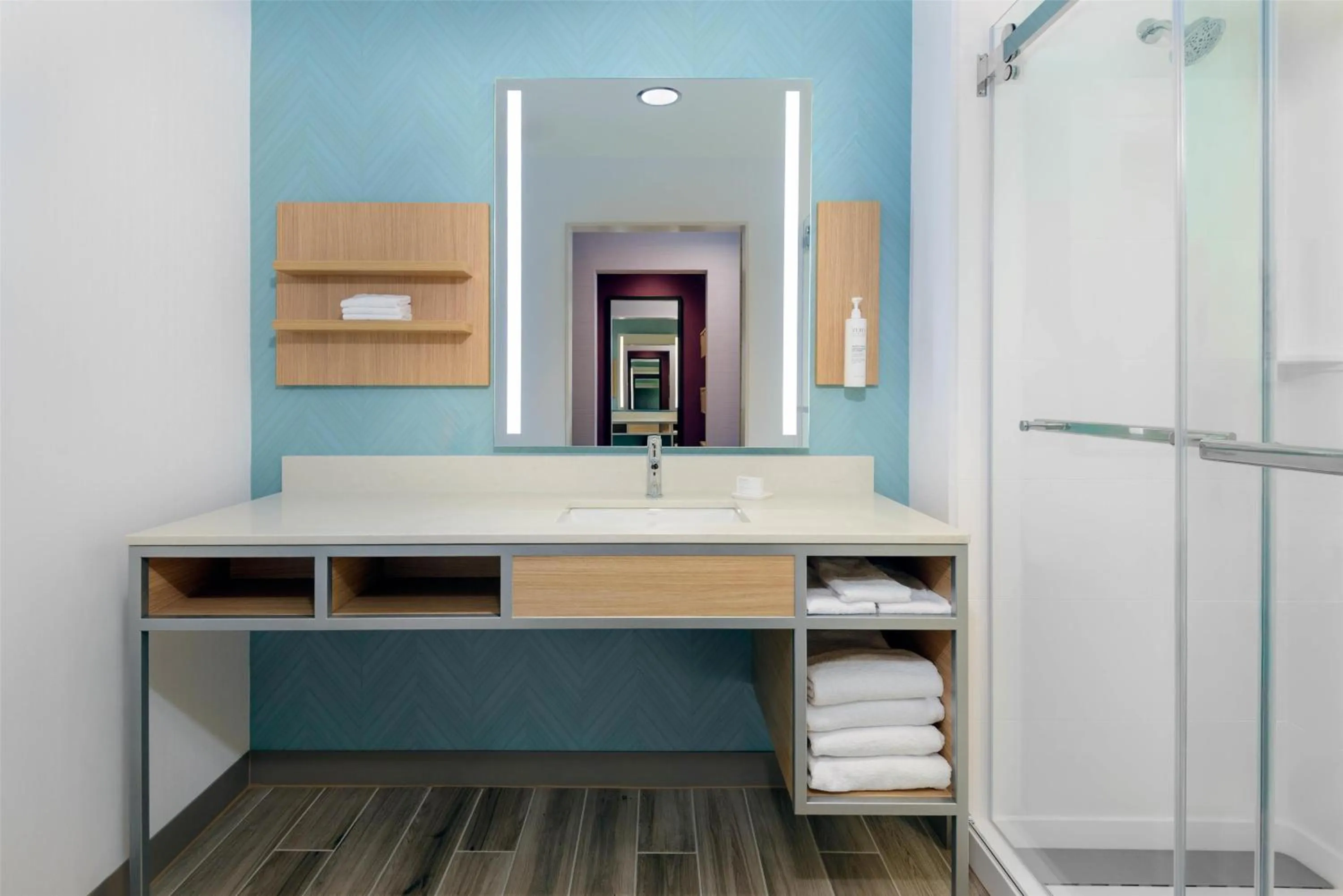 Shower in Hilton Garden Inn Cape Canaveral Near Cocoa Beach