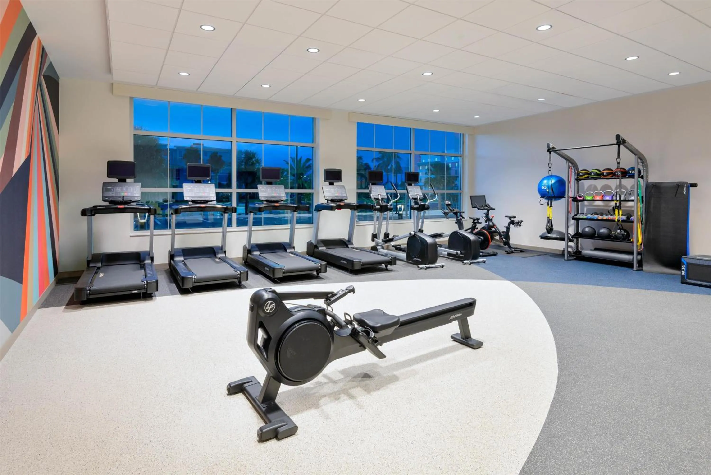 Fitness centre/facilities in Hilton Garden Inn Cape Canaveral Near Cocoa Beach