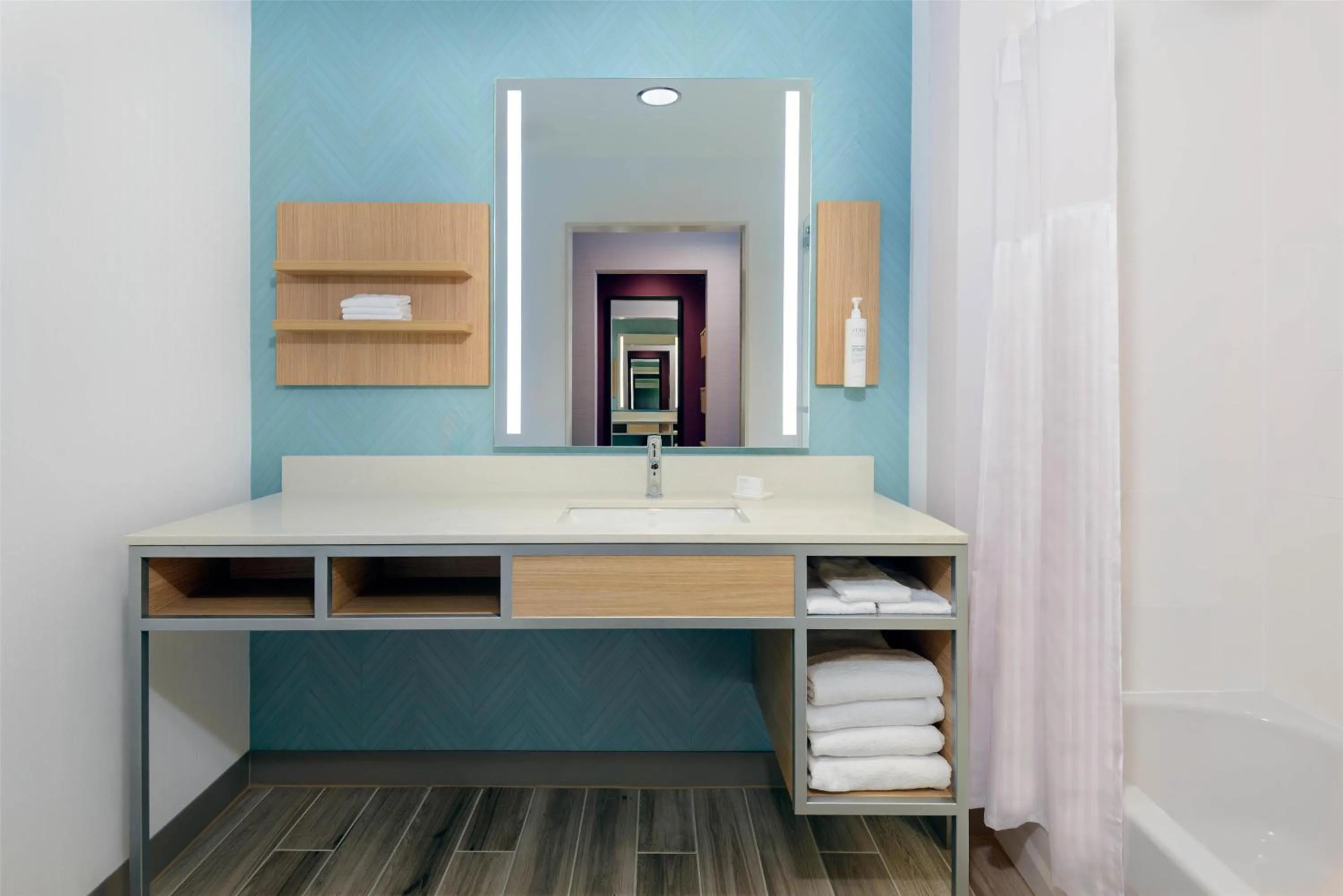 Bathroom in Hilton Garden Inn Cape Canaveral Near Cocoa Beach