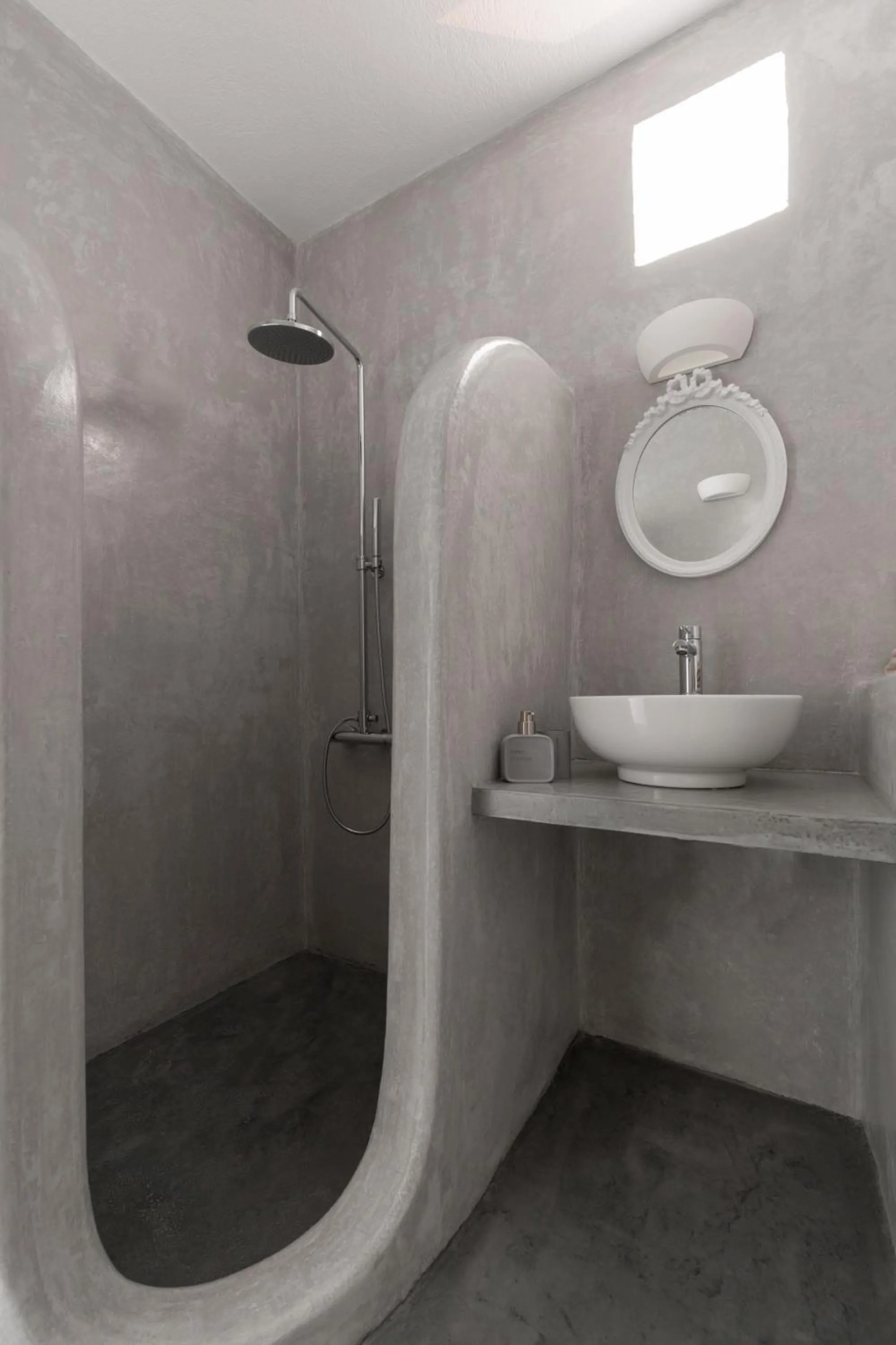 Shower in Katharos Pool Villas